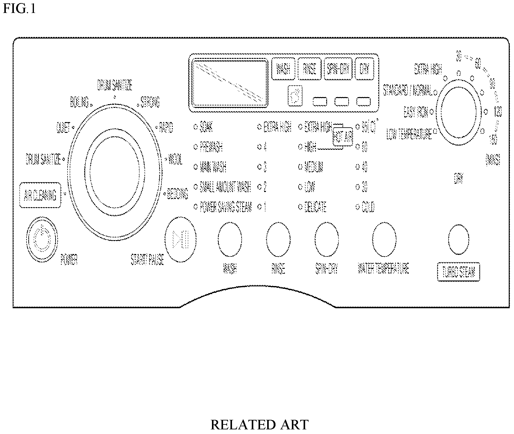 Patent US11781260 — Washing machine — Figure 1