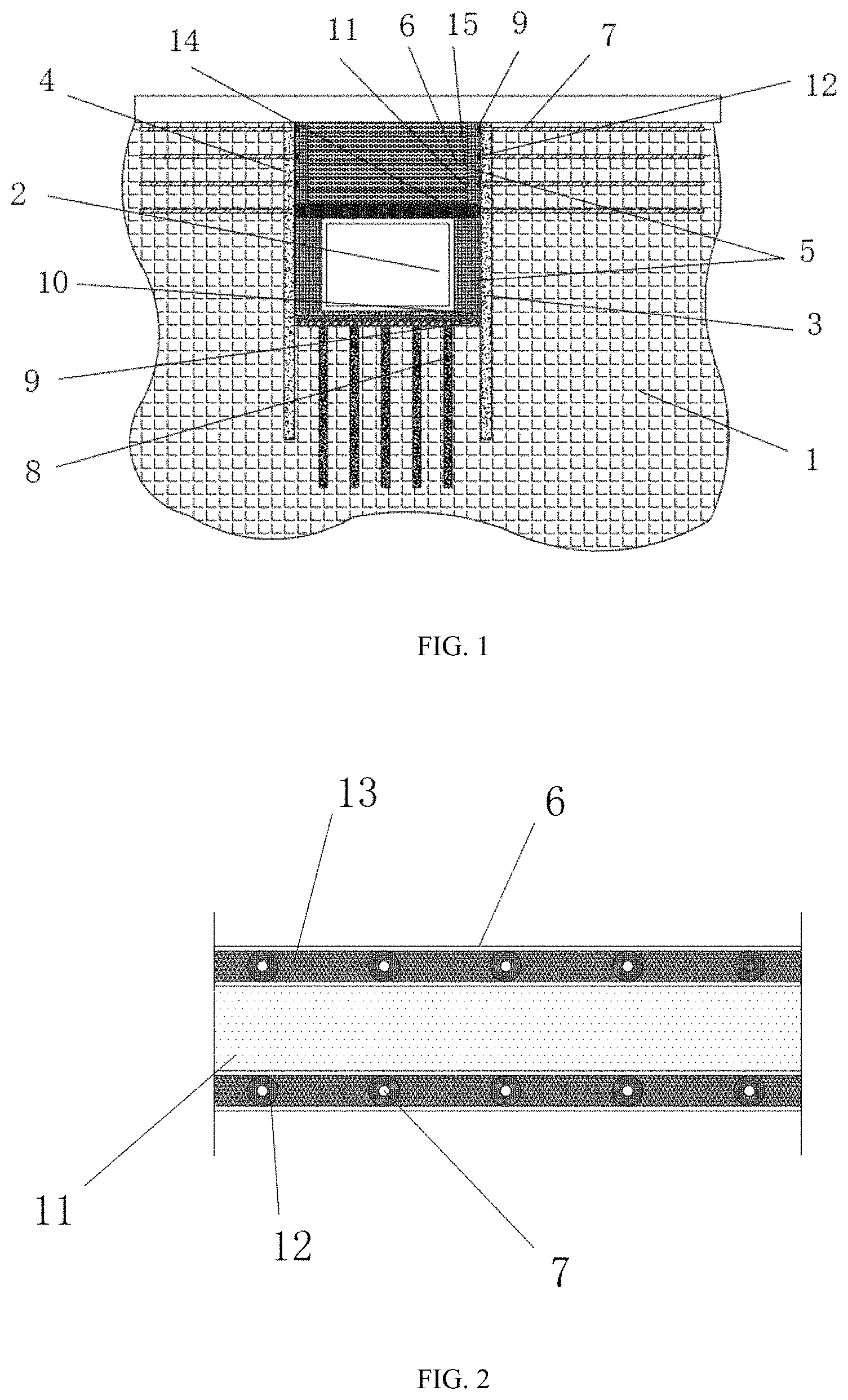 Patent US11781280 — Local deep excavation and backfilling structural subgrade and its rapid construction method — Figure 1