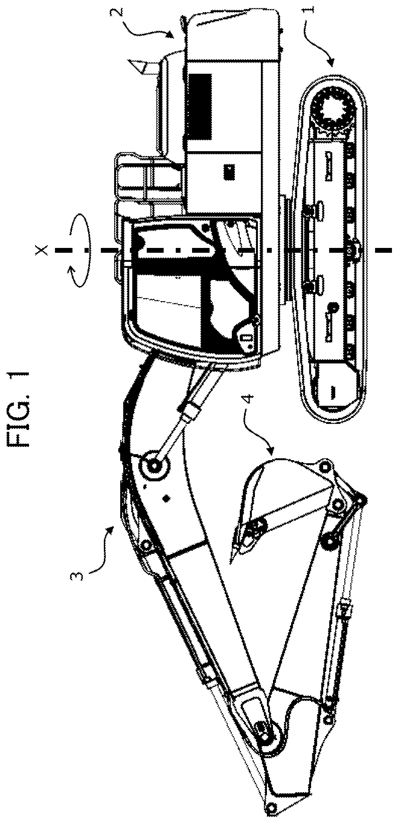 Patent US11781285 Figure 1 – Construction machine