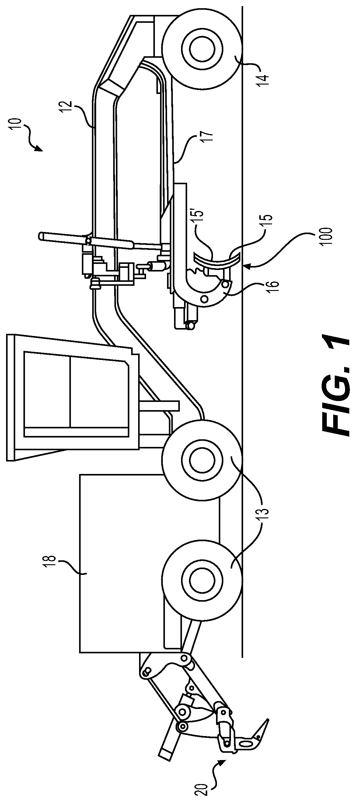 Patent US11781293 Figure 1 – Retention system for motor grader bits