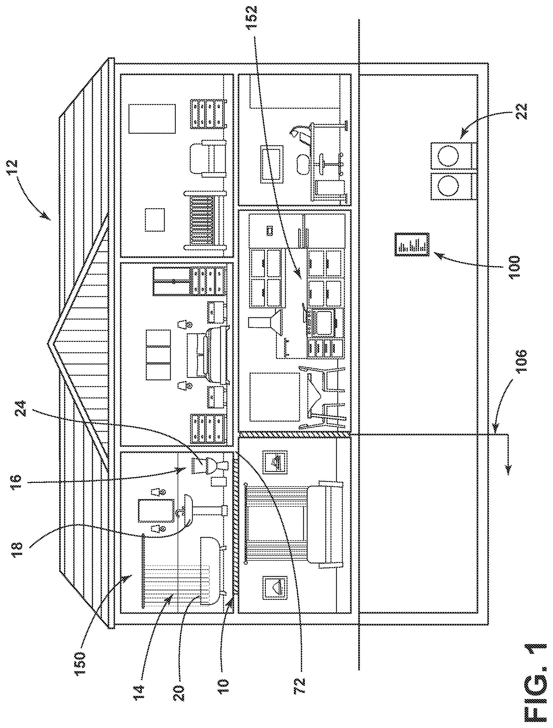 Patent US11781294 — Water reclamation system for household use having a removable sanitizing module — Figure 1