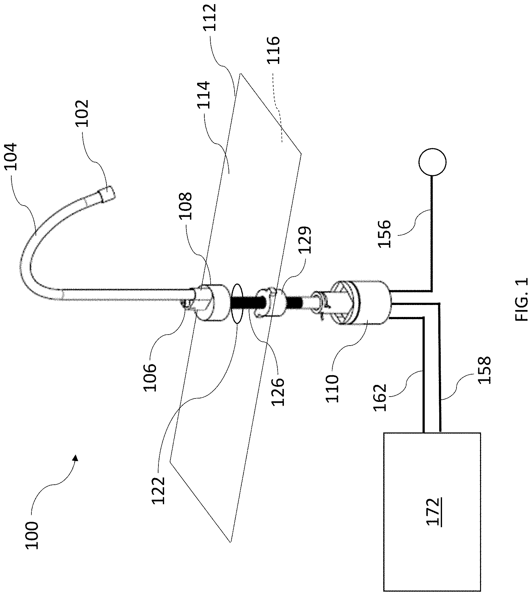 Patent US11781297 — Multi-line faucet with undercounter valve assembly — Figure 1