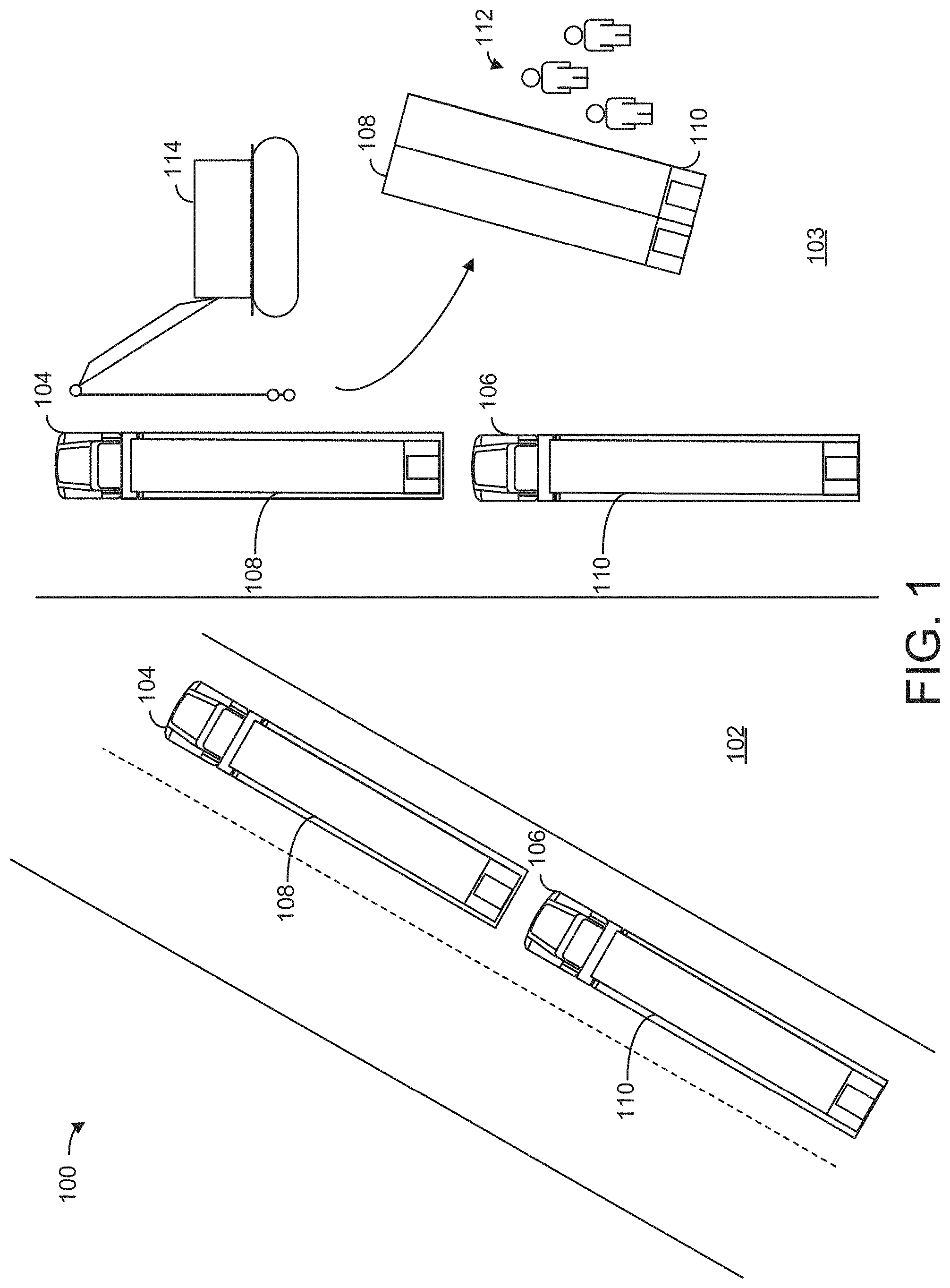 Patent US11781310 — Modular home delivery system — Figure 1