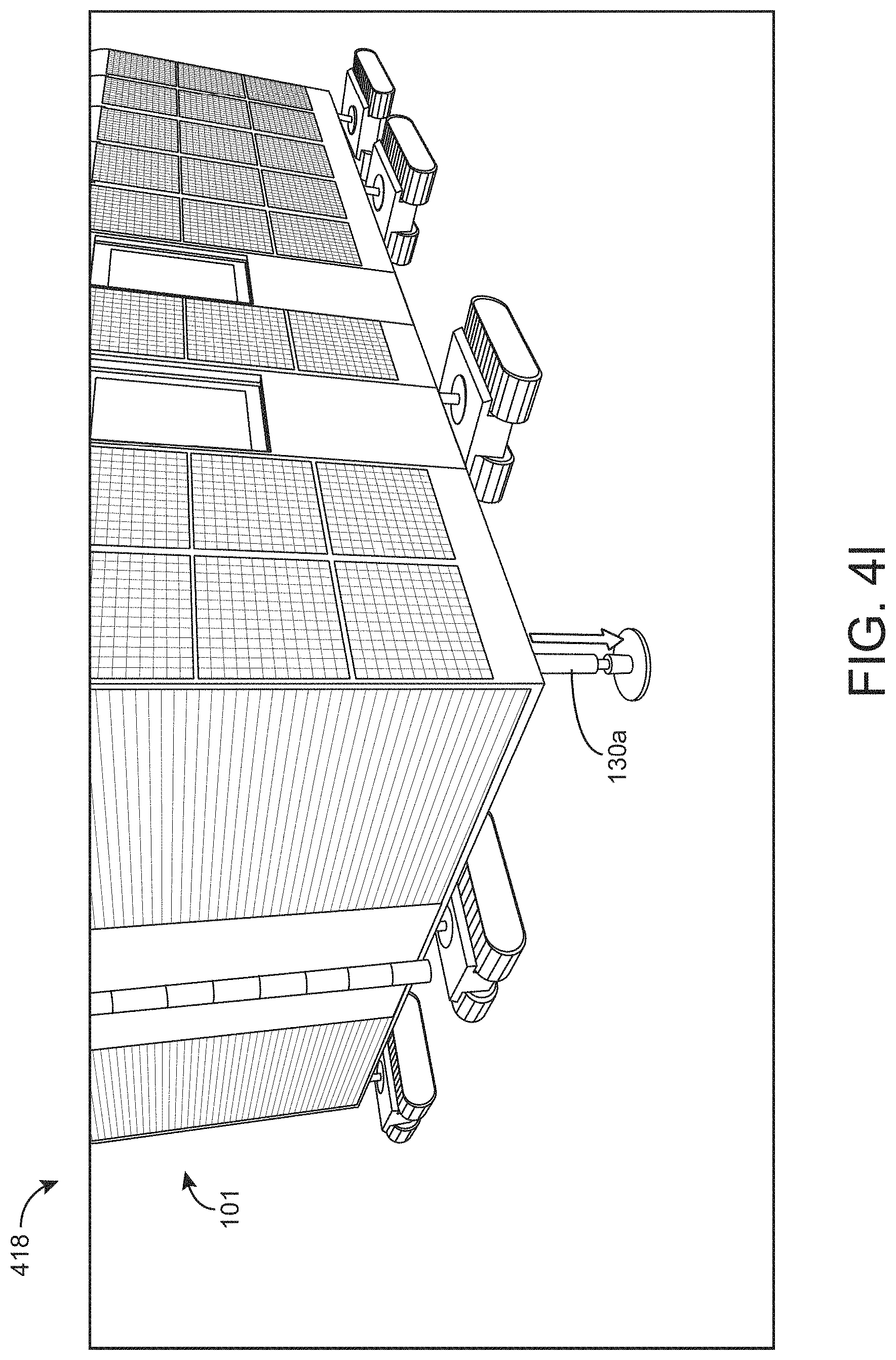 Patent US11781312 Figure 12 – Systems and methods for rotating a modular home on a trailer