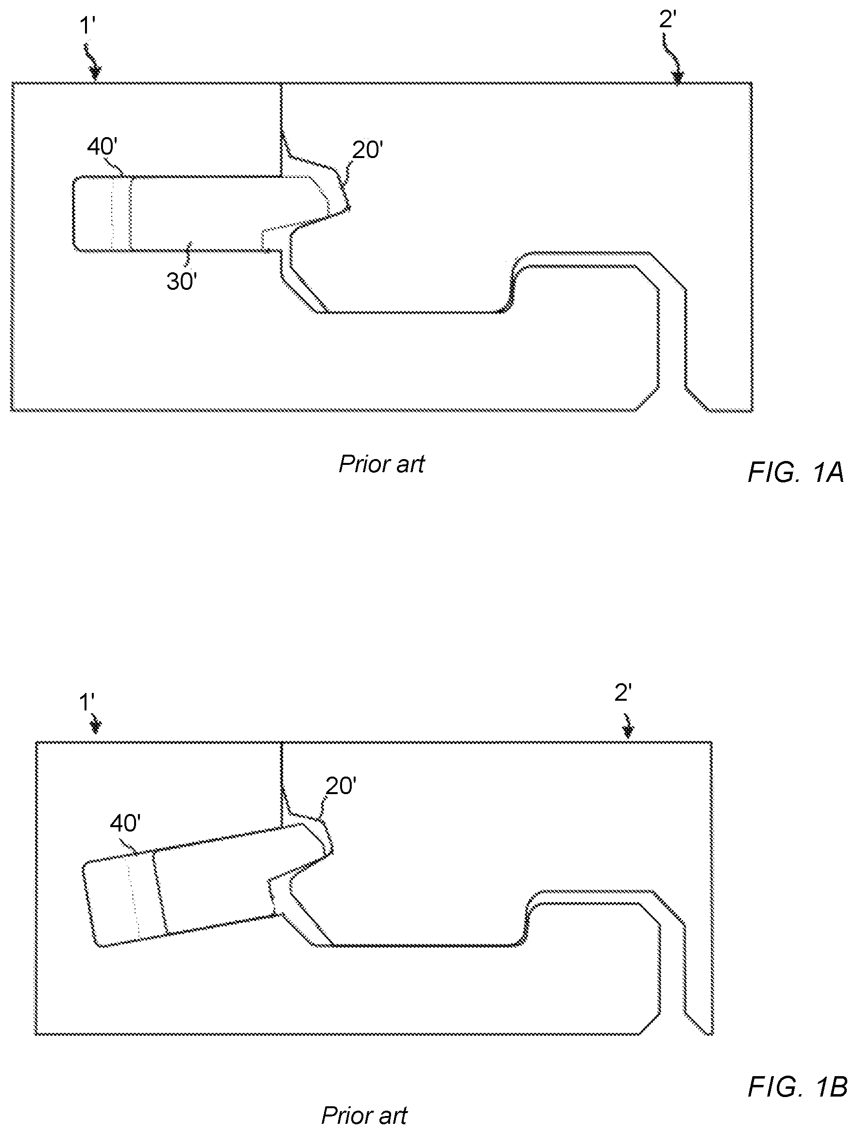 Patent US11781324 — Unlocking system for panels — Figure 1