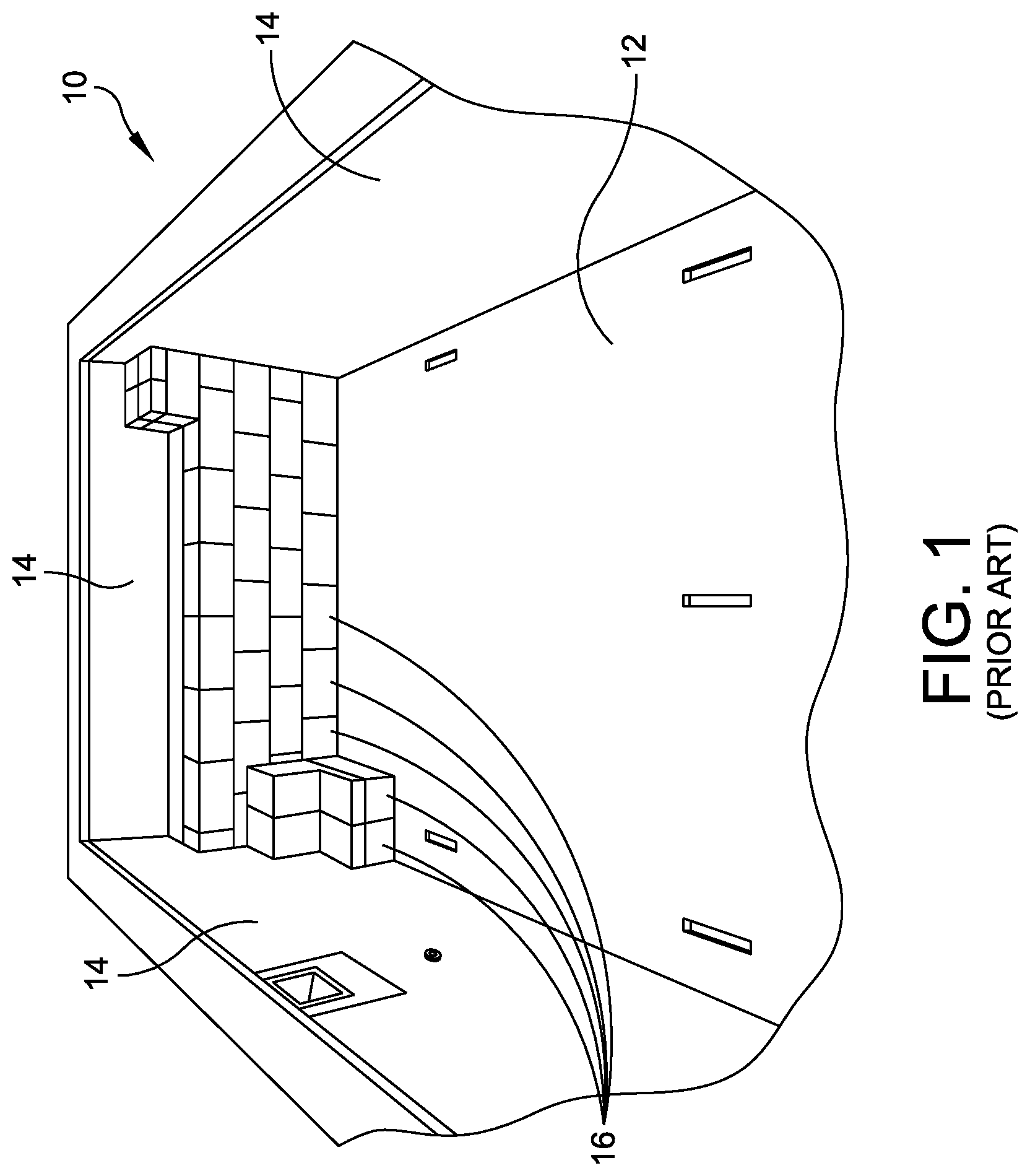 Patent US11781332 — Modular pool — Figure 1