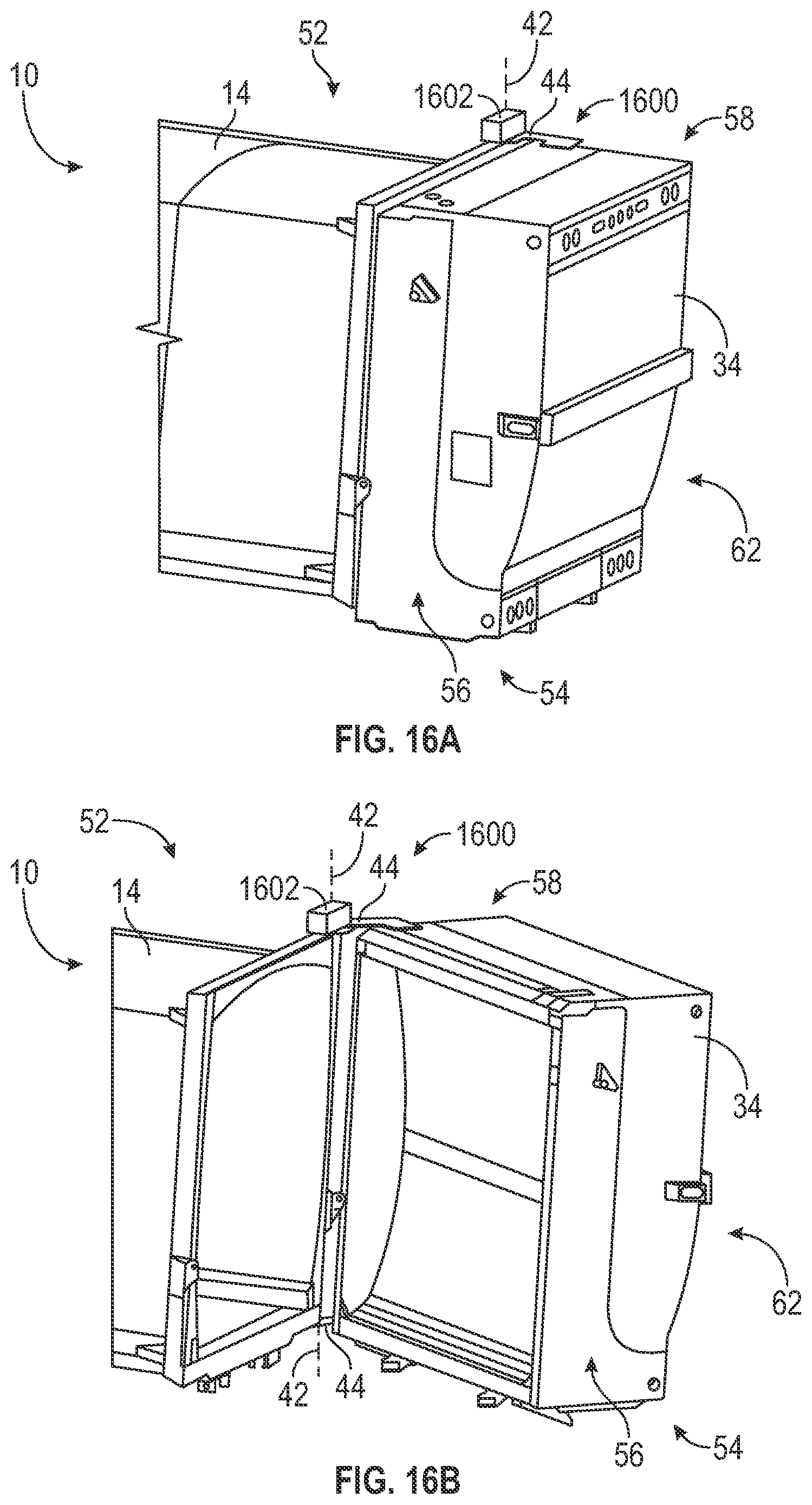 Patent US11781365 Figure 17 – Electric tailgate for electric refuse vehicle