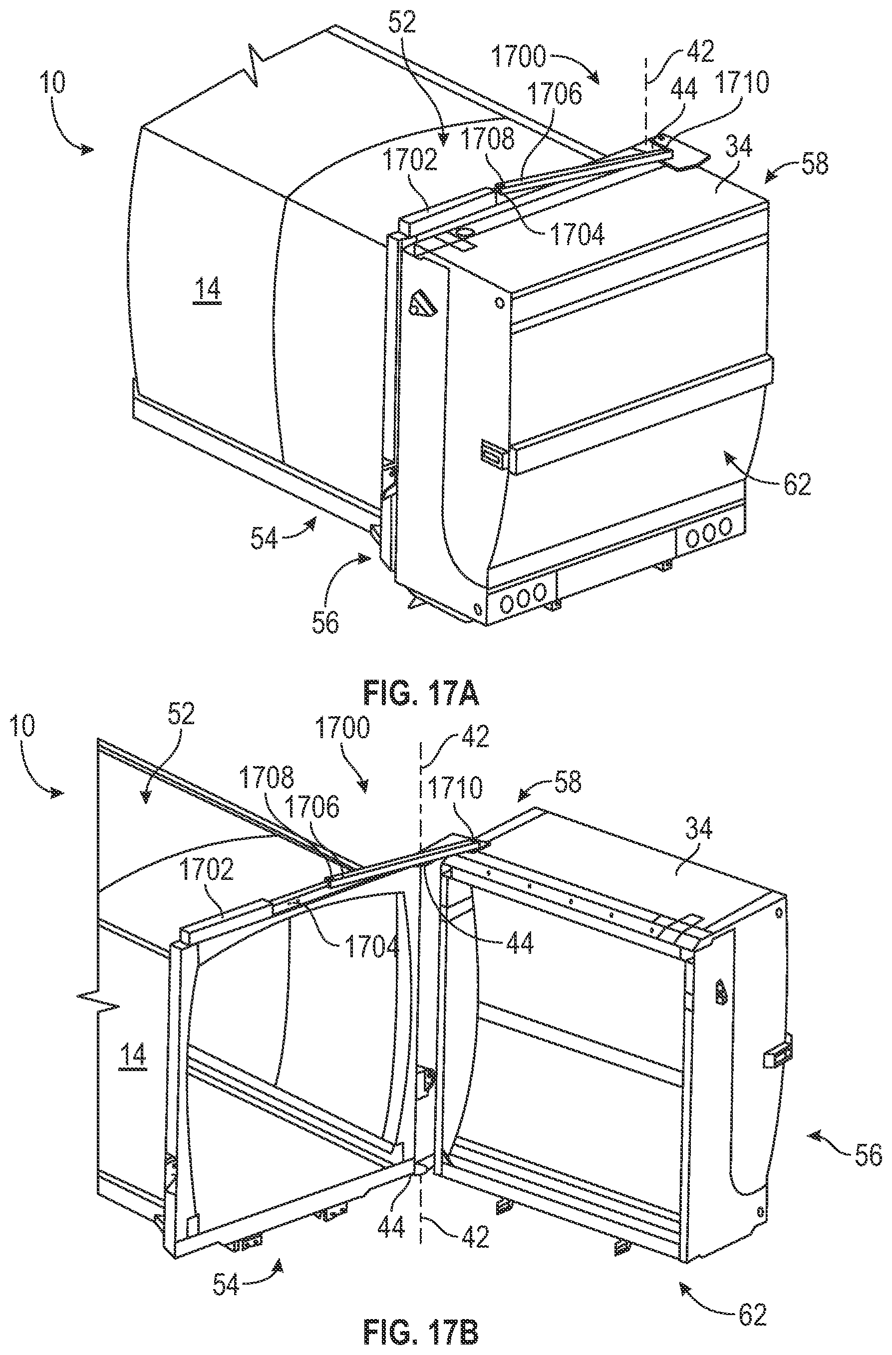 Patent US11781365 Figure 18 – Electric tailgate for electric refuse vehicle