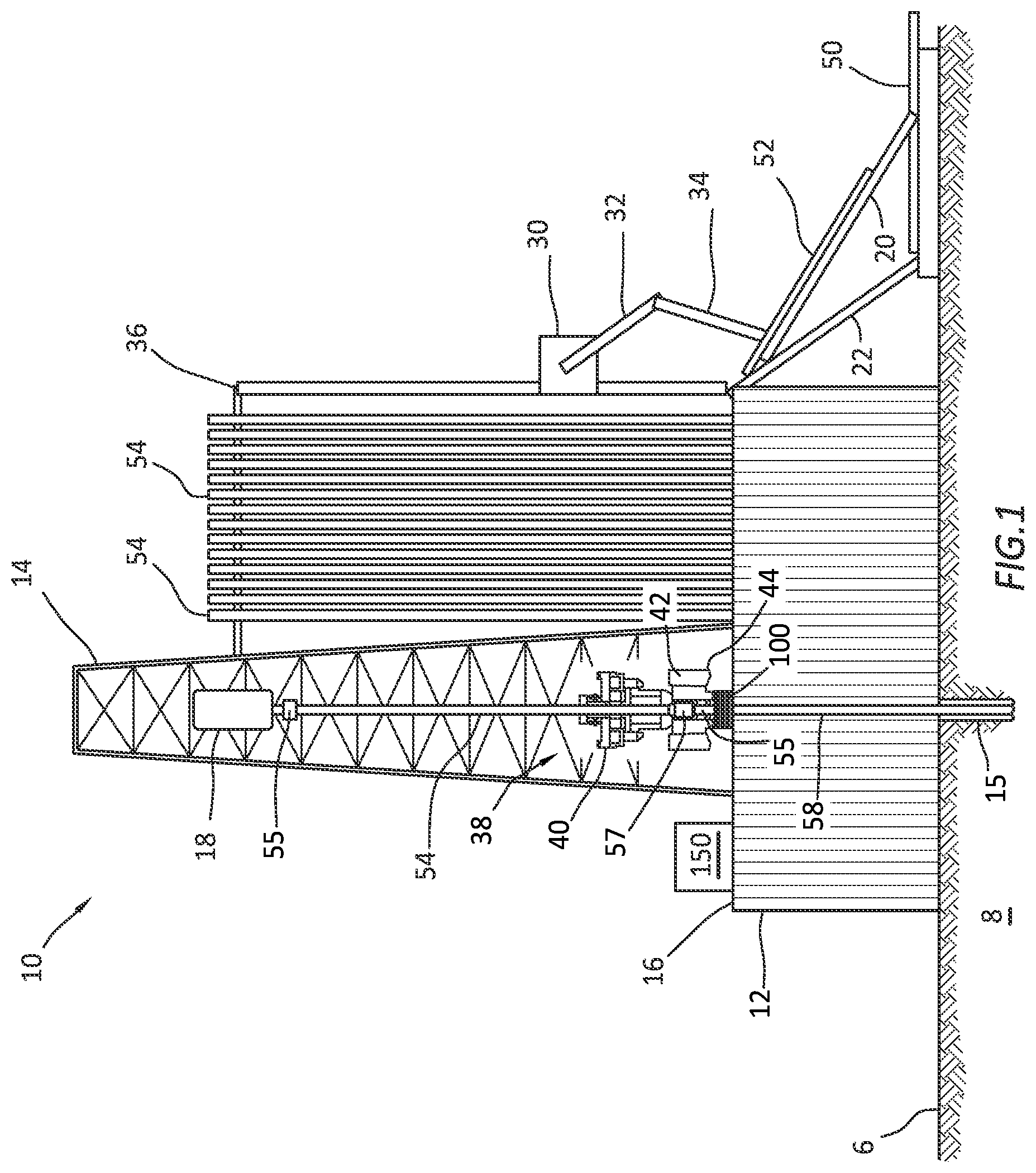 Patent US11781387 — Collapsible mud bucket — Figure 1