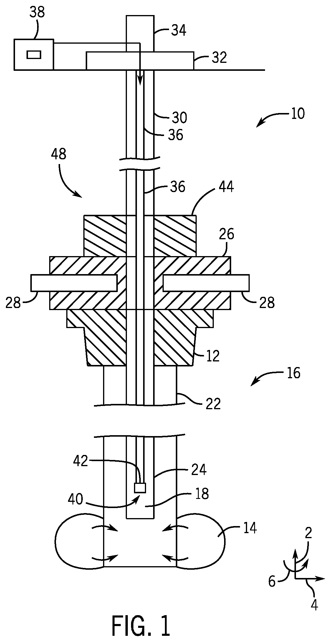 Patent US11781398 — Rotating control device system — Figure 1