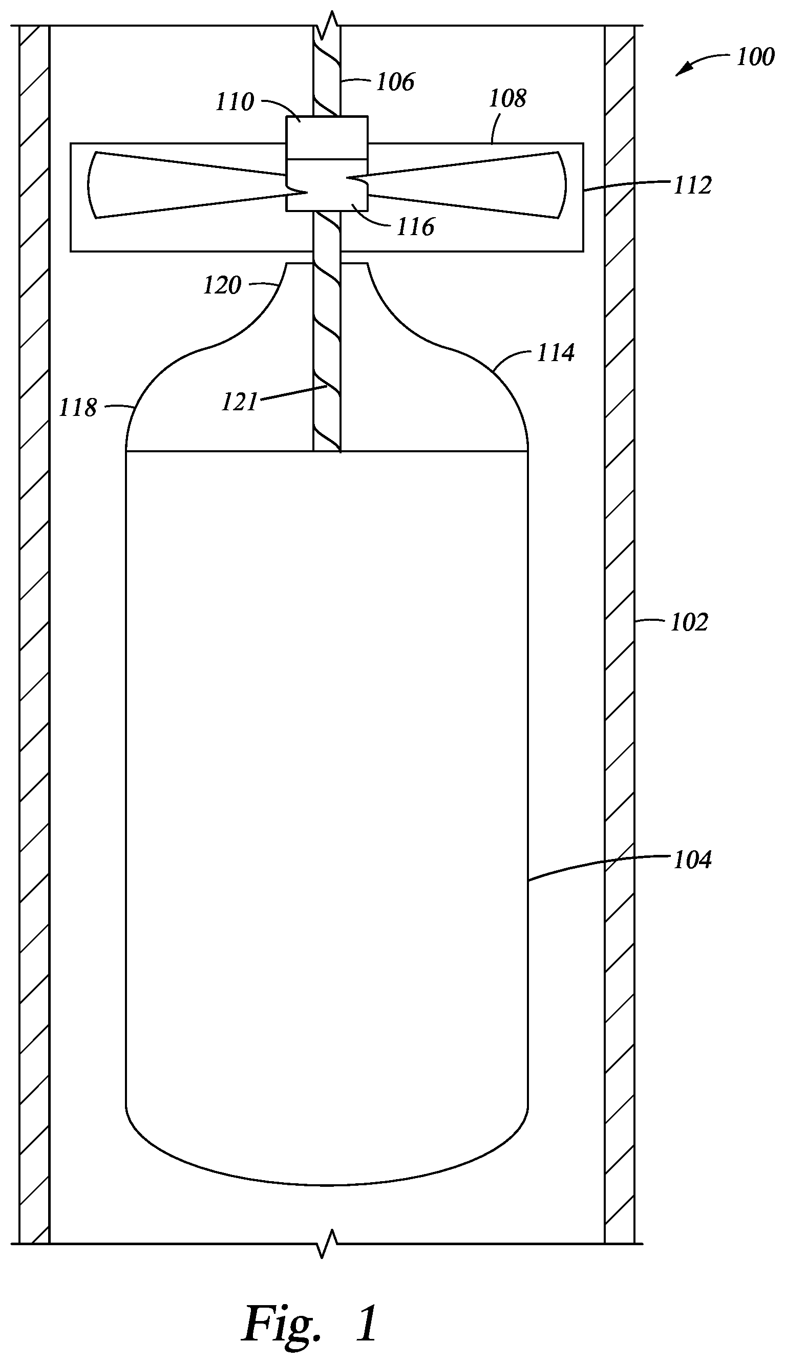 Patent US11781403 — Perforation tool with propulsion — Figure 1