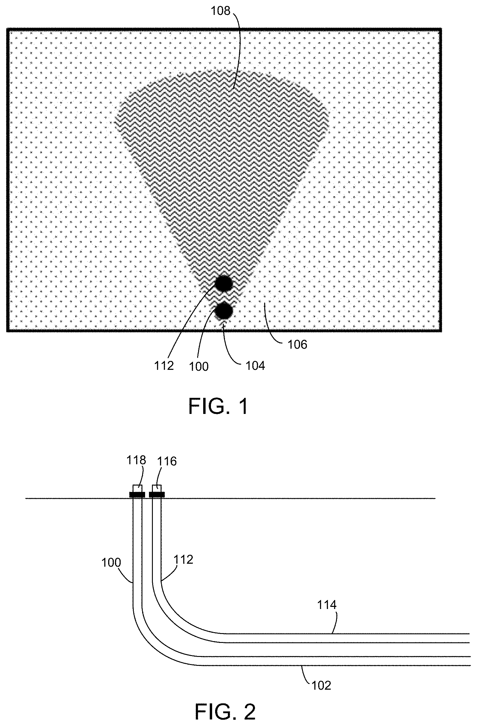 Patent US11781404 Figure 1 – Fluid flow control in a hydrocarbon recovery operation