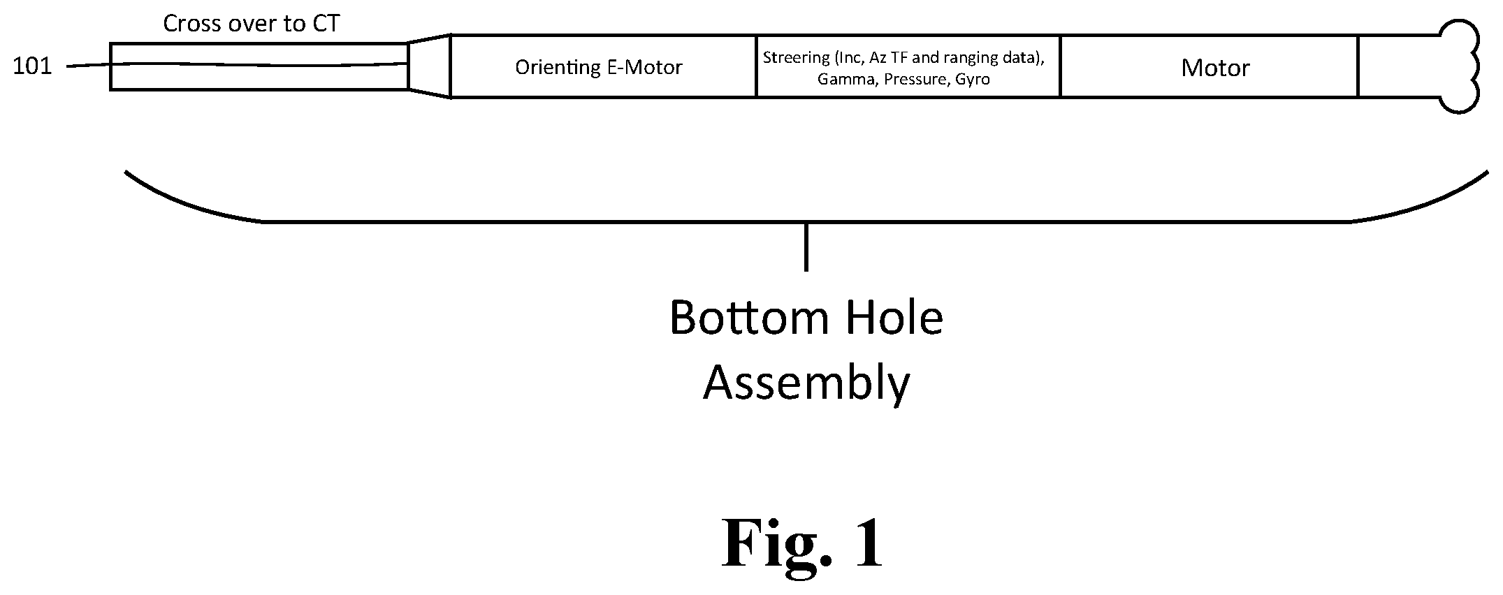 Patent US11781421 — Method and apparatus for magnetic ranging while drilling — Figure 1