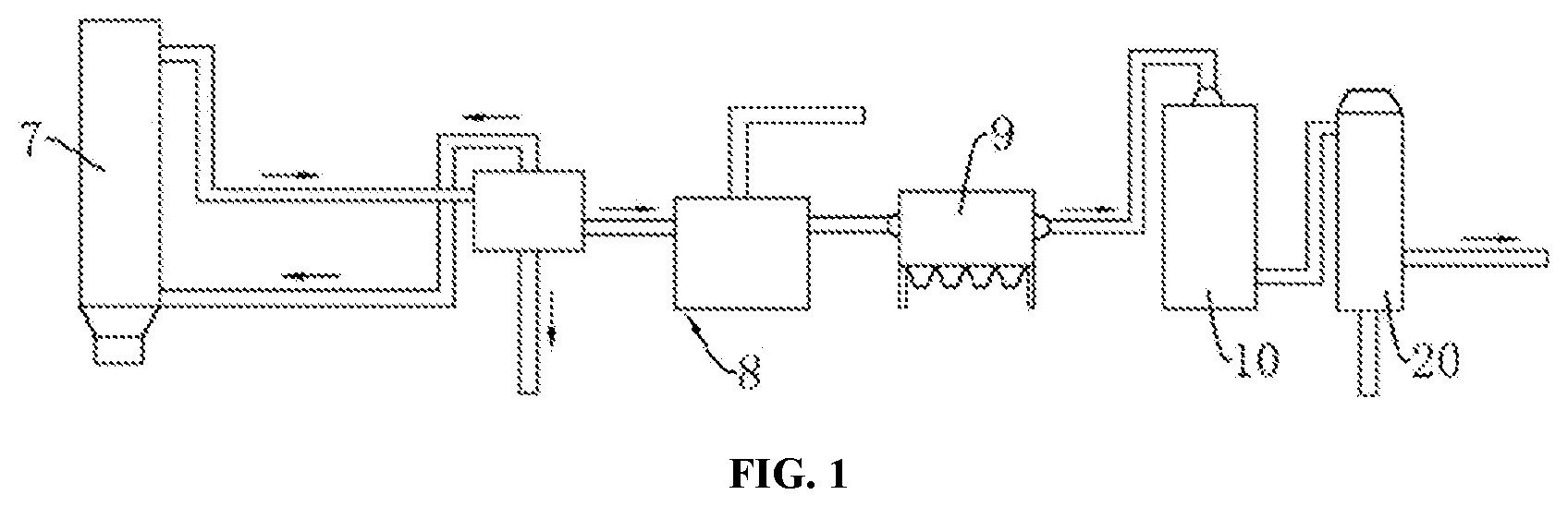 Patent US11781431 — High-temperature high-efficiency explosion-proof integrated modular dust removal equipment for pyrolysis raw coal gas — Figure 1