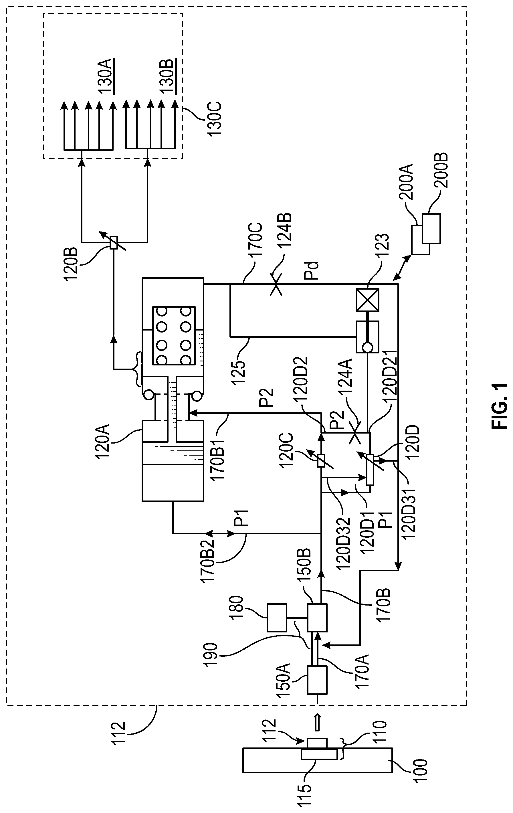 Patent US11781483 — Minimum pressure valve for aircraft fuel system — Figure 1