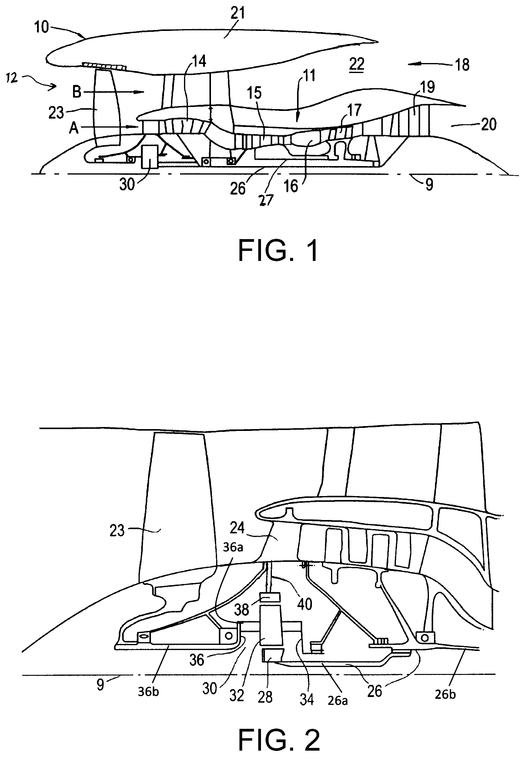 Patent US11781487 — High power epicyclic gearbox and operation thereof — Figure 1