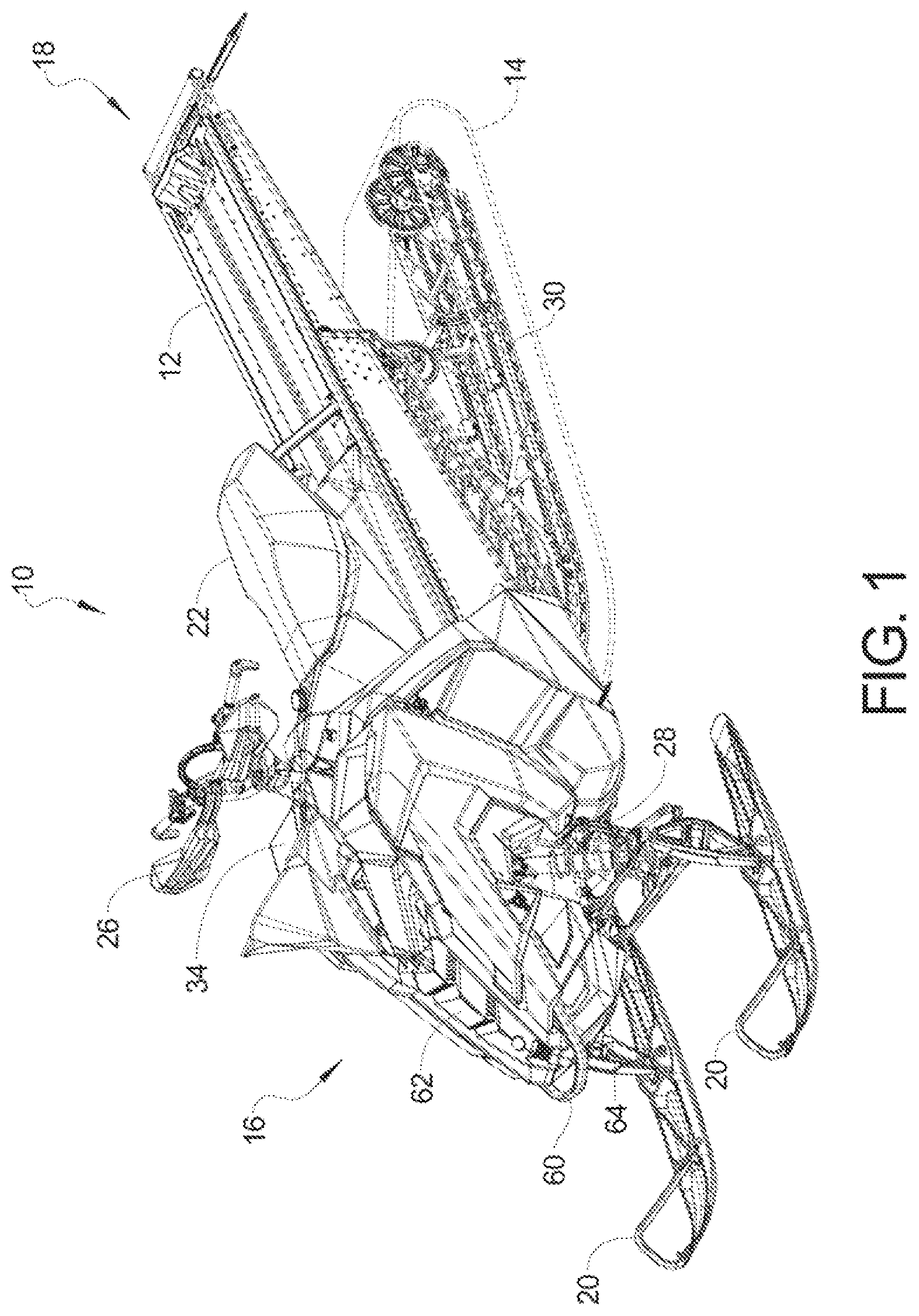 Patent US11781494 — Turbocharger system for a two-stroke engine having selectable boost modes — Figure 1