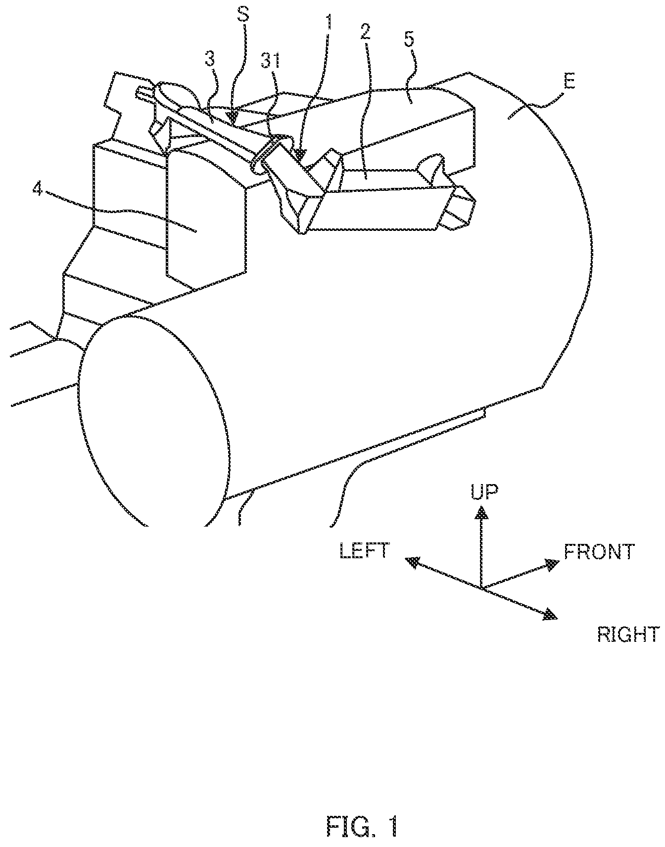 Patent US11781509 — Exhaust gas recirculation structure — Figure 1