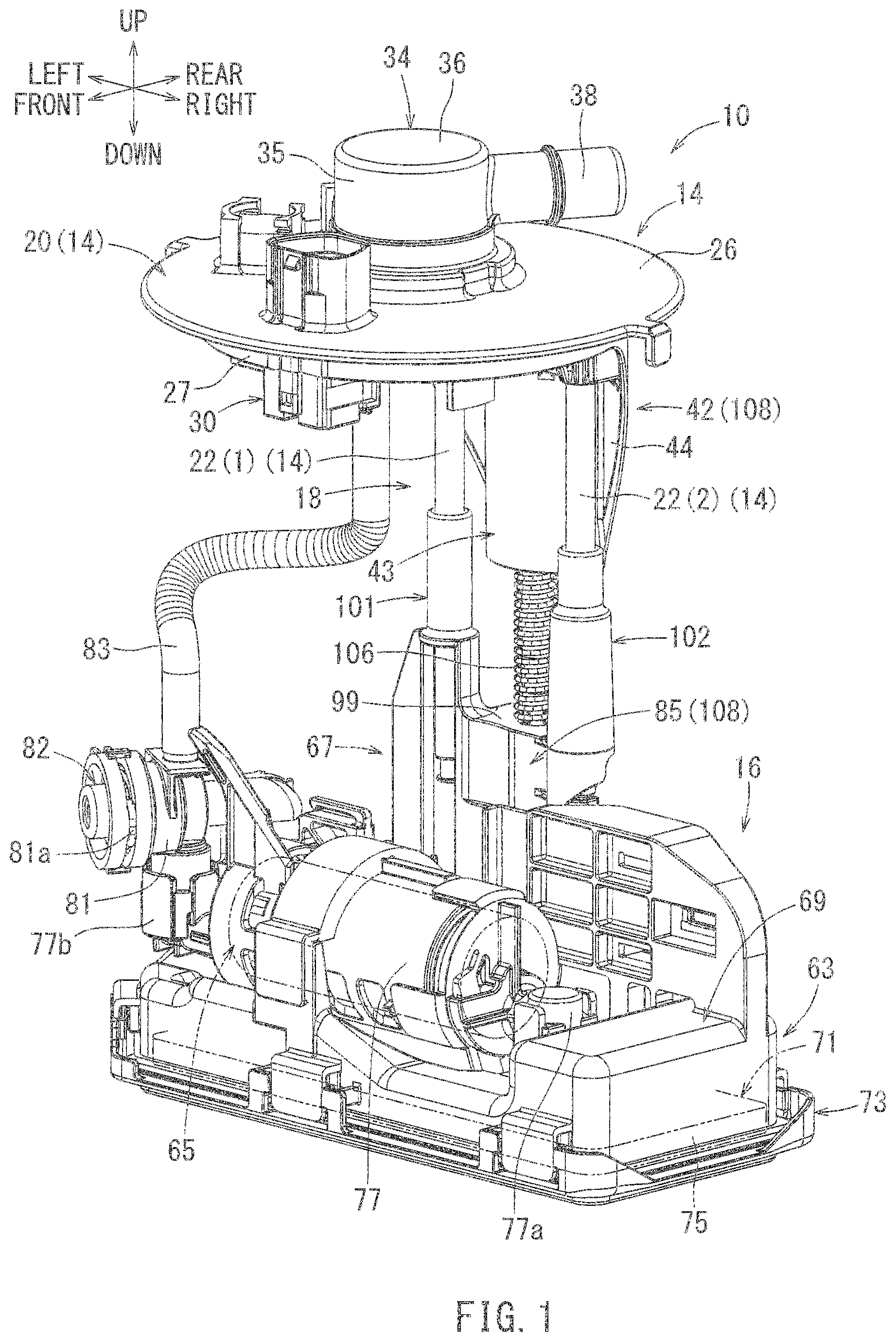 Patent US11781511 — Fuel supply device — Figure 1