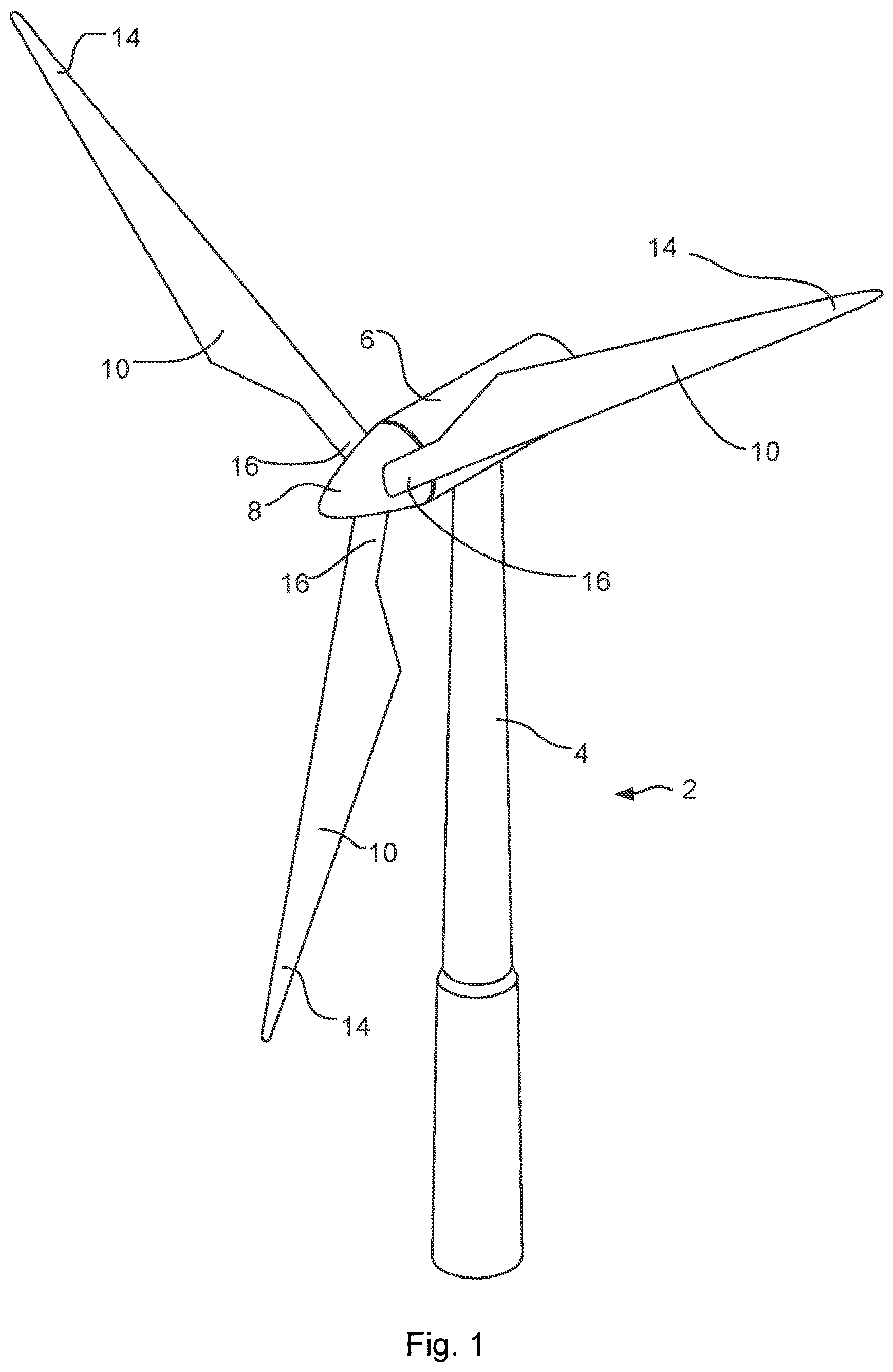 Patent US11781523 — Section wind turbine blade and assembly of a section wind turbine blade — Figure 1