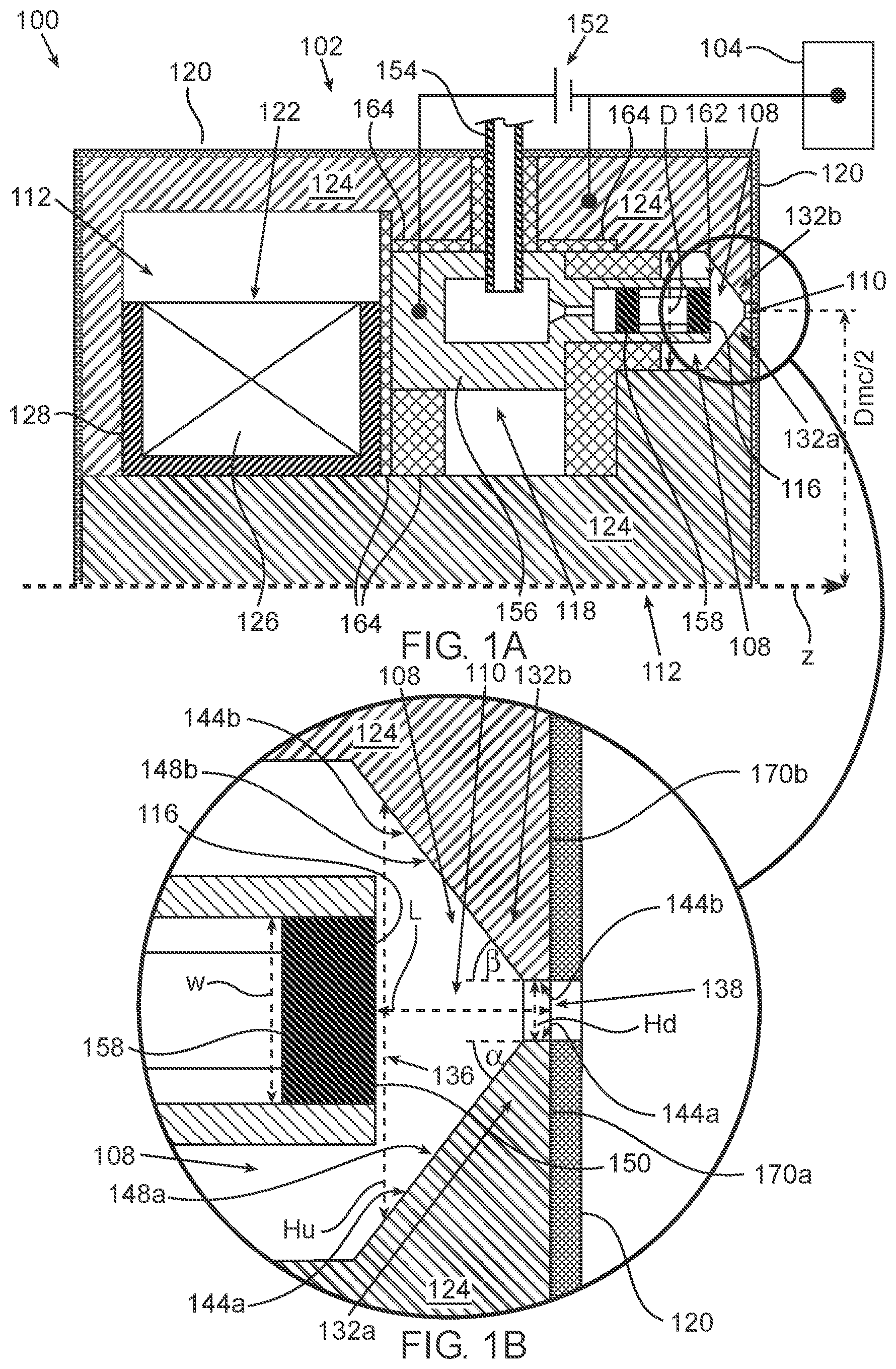 Patent US11781536 — Ignition process for narrow channel hall thruster — Figure 1