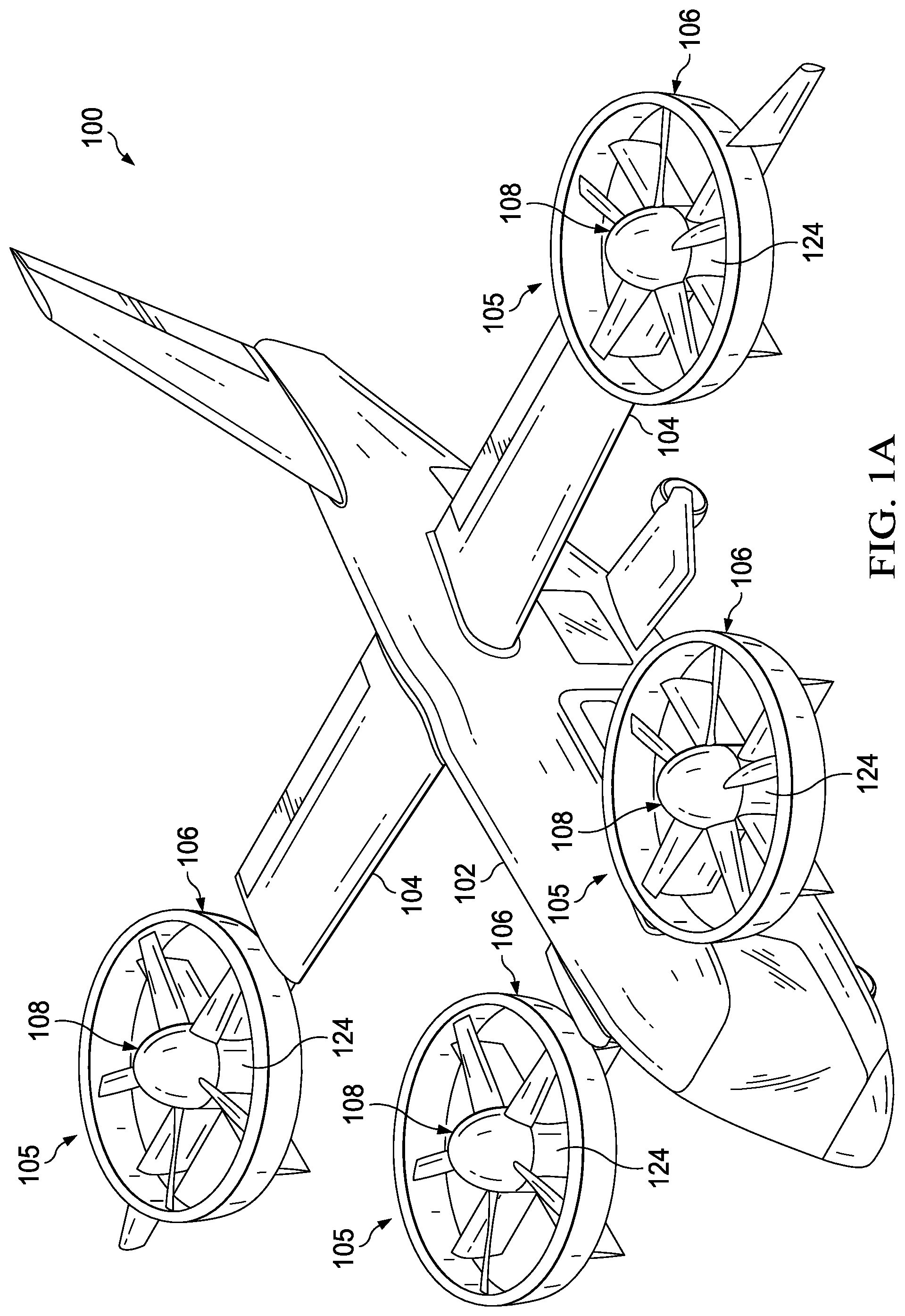 Patent US11781544 — Electric drive system for rotorcraft — Figure 1