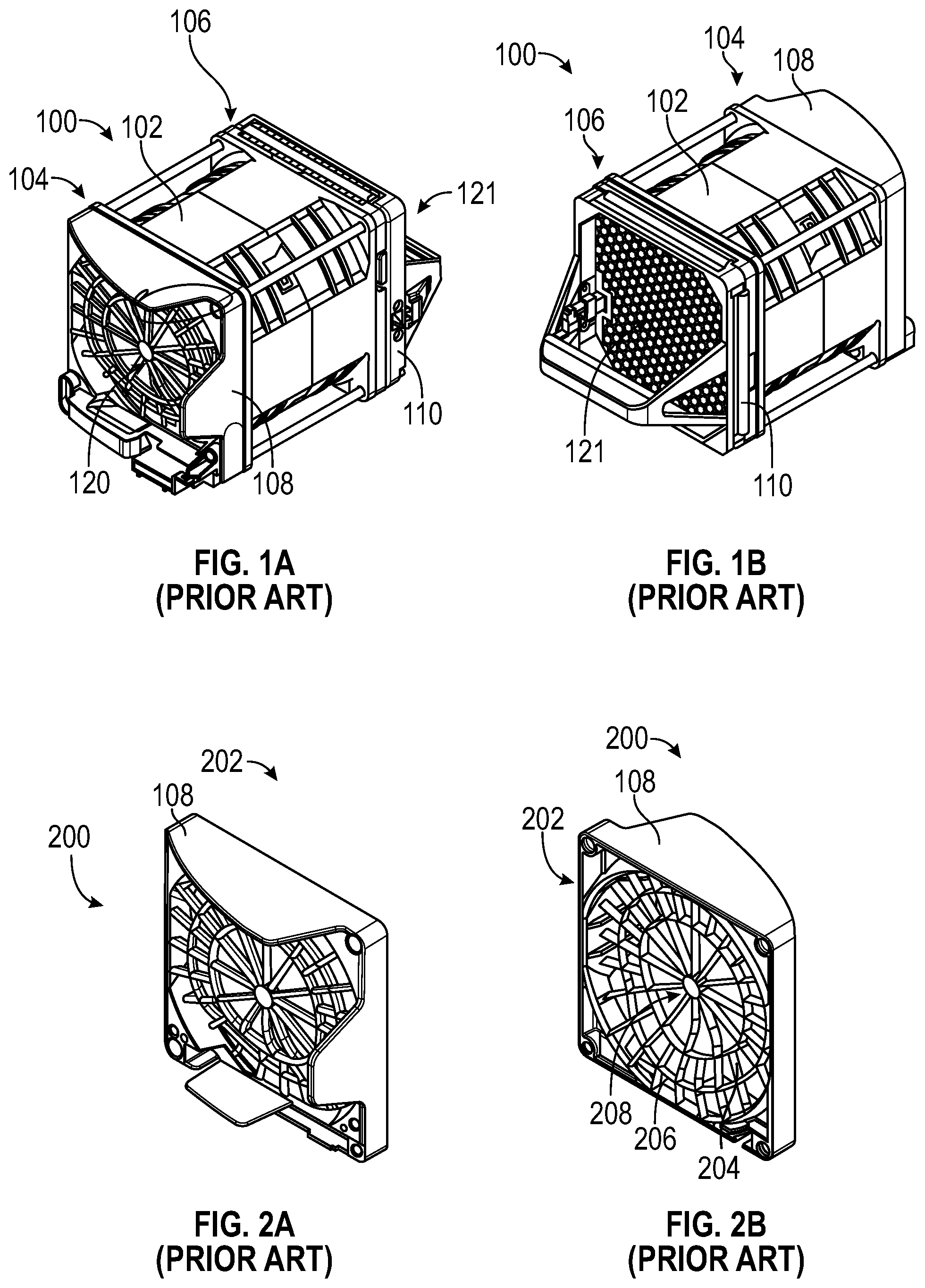 Patent US11781555 — Fan guard configured to selectively cover aperture — Figure 1