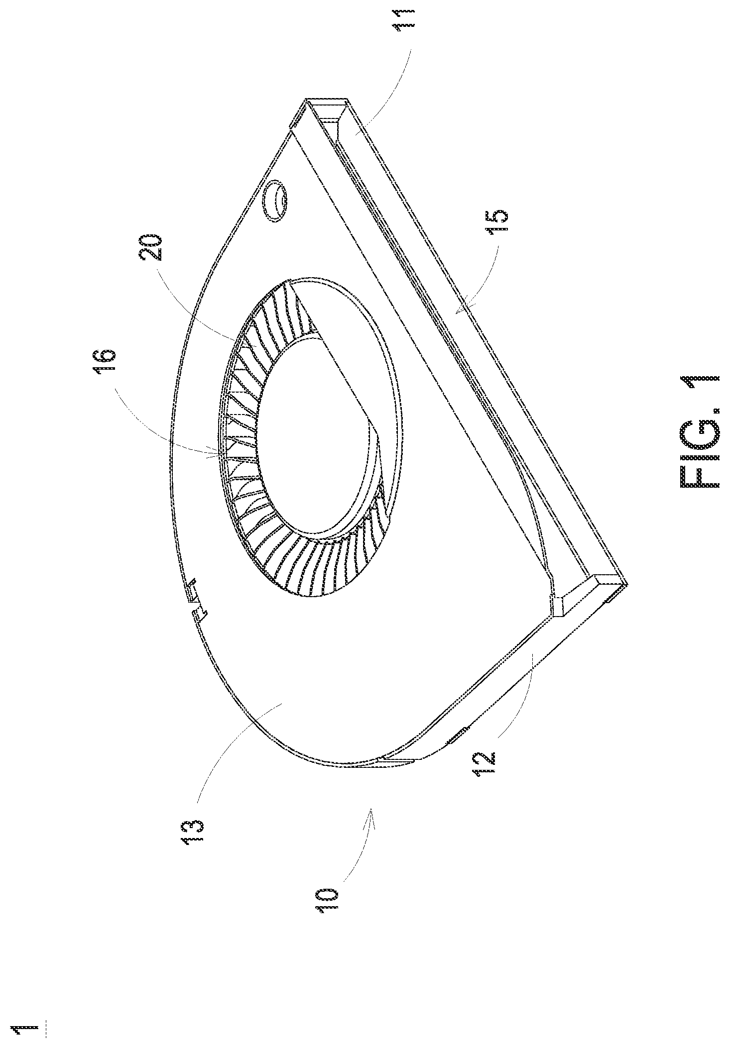 Patent US11781567 — Centrifugal fan — Figure 1