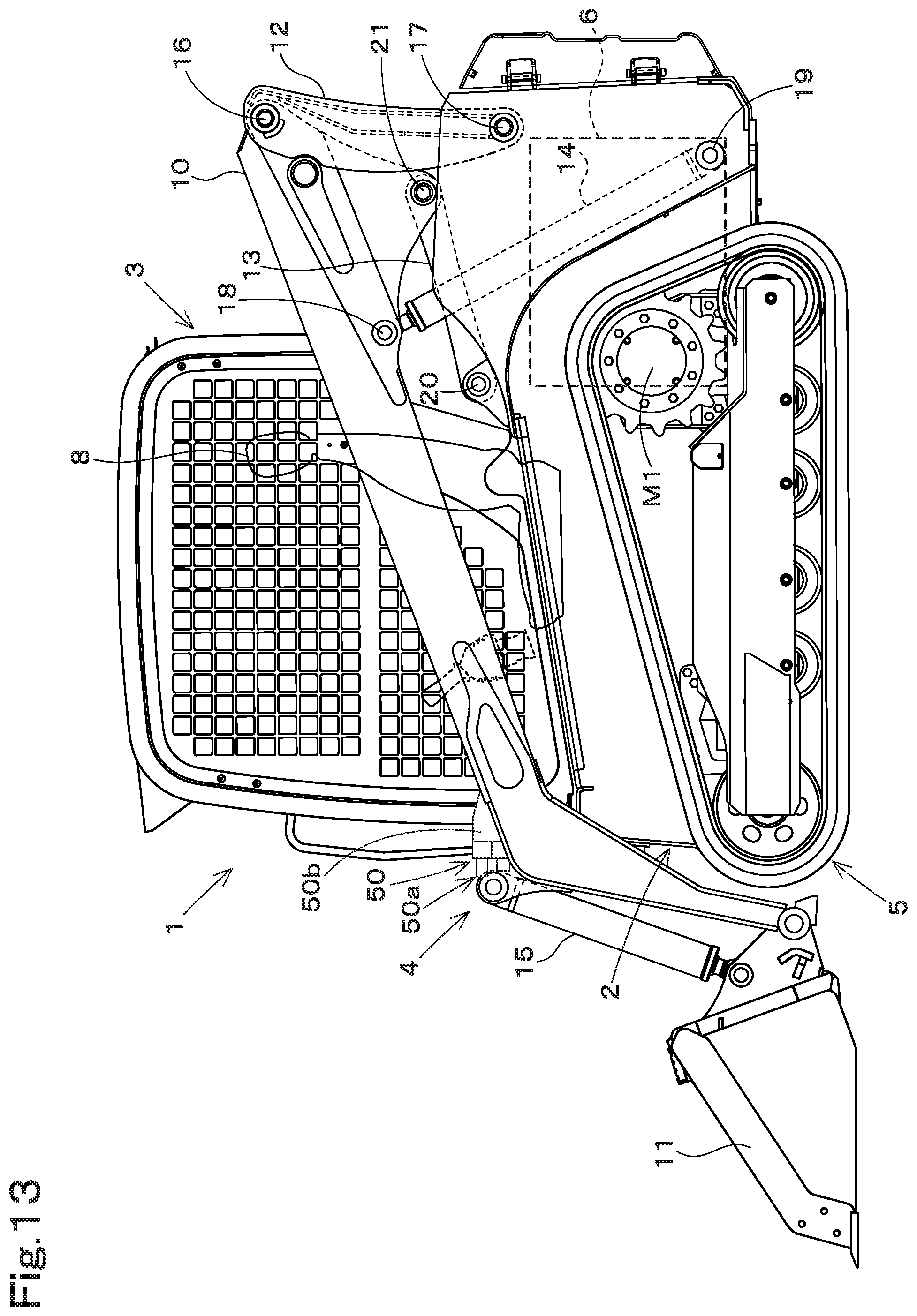 Patent US11781572 Figure 16 – Working machine