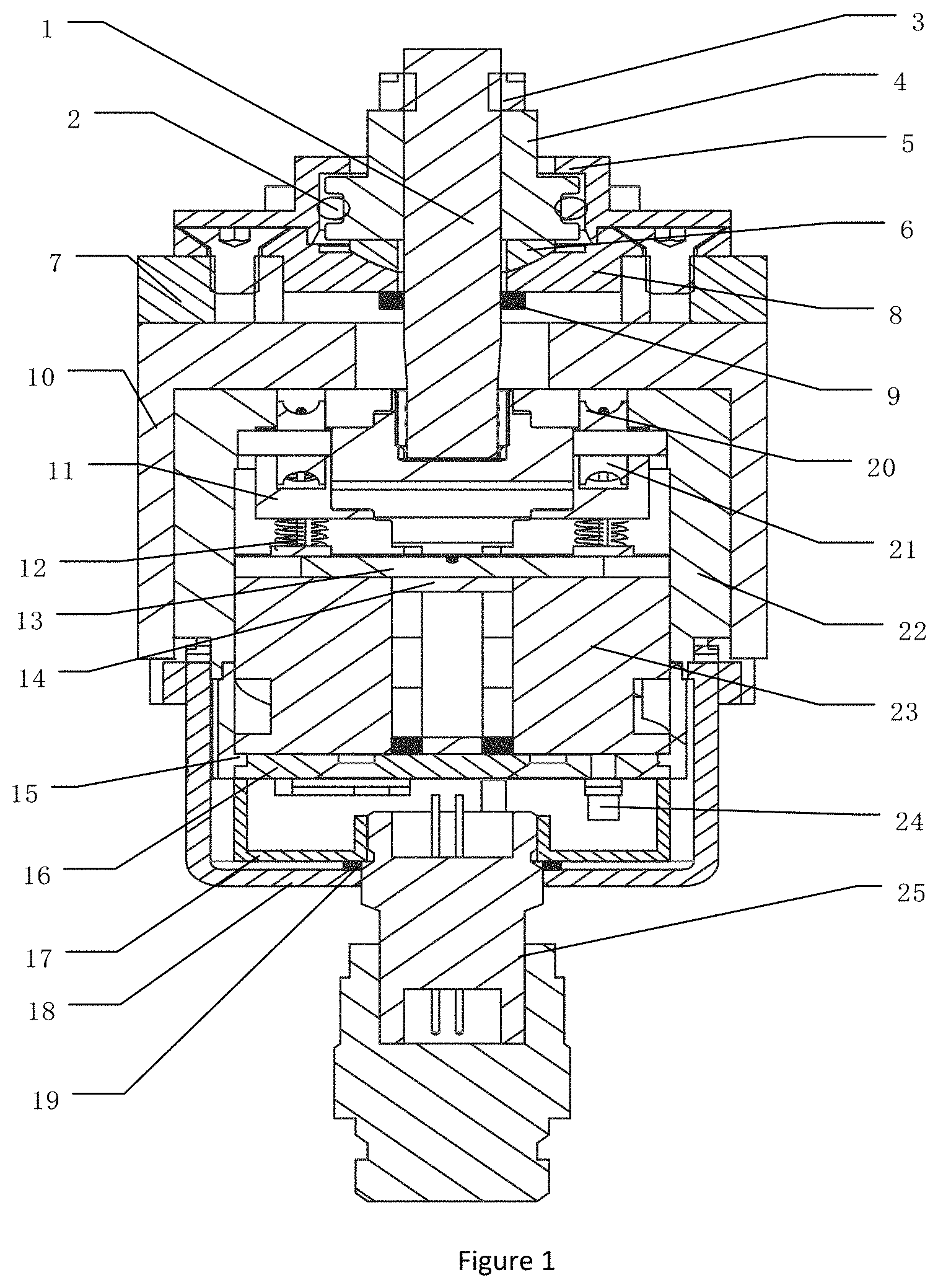 Patent US11781576 Figure 1 – Connection and separation device driven by memory alloy wires