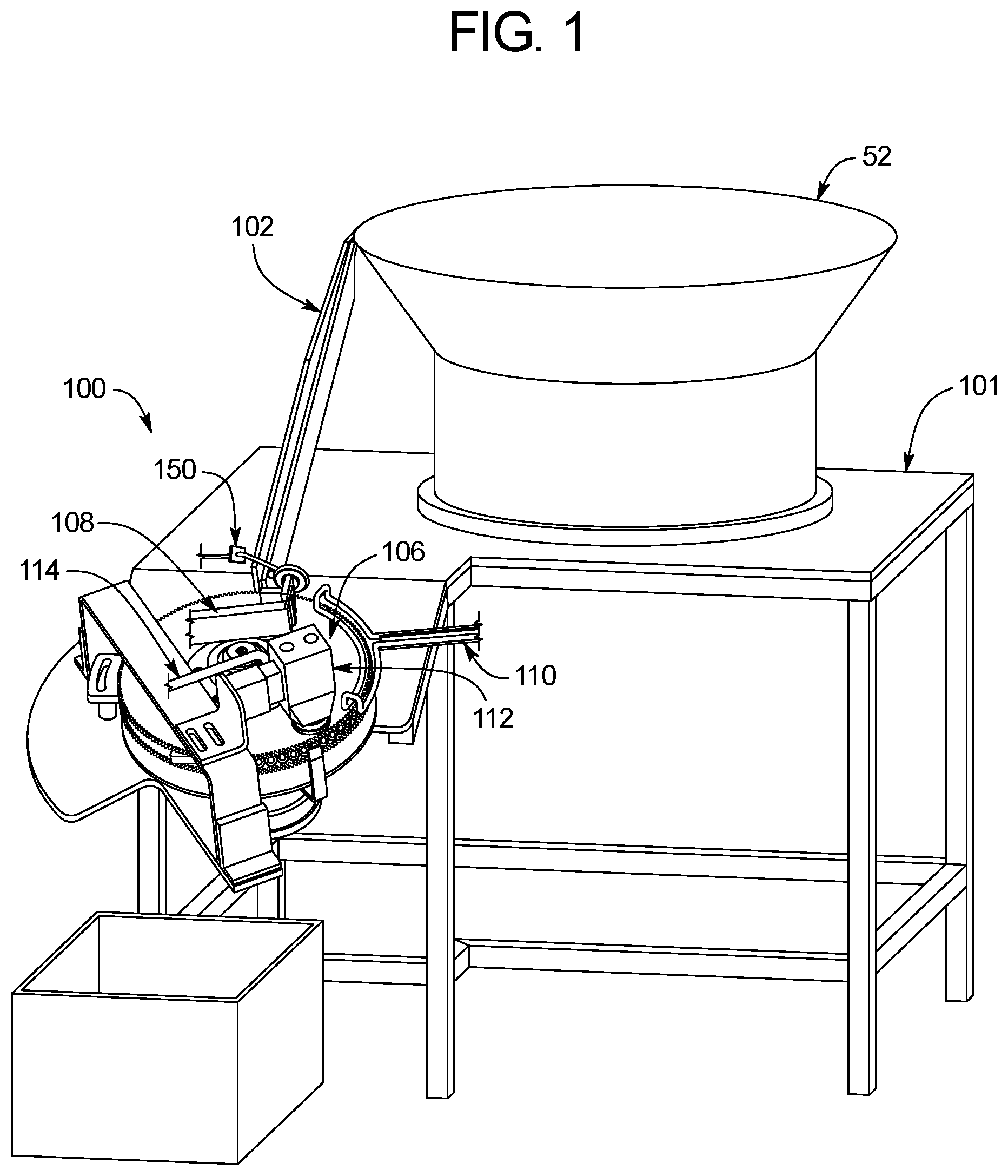 Patent US11781580 — Method and apparatus for applying a corrosion-resistant coating to fasteners — Figure 1