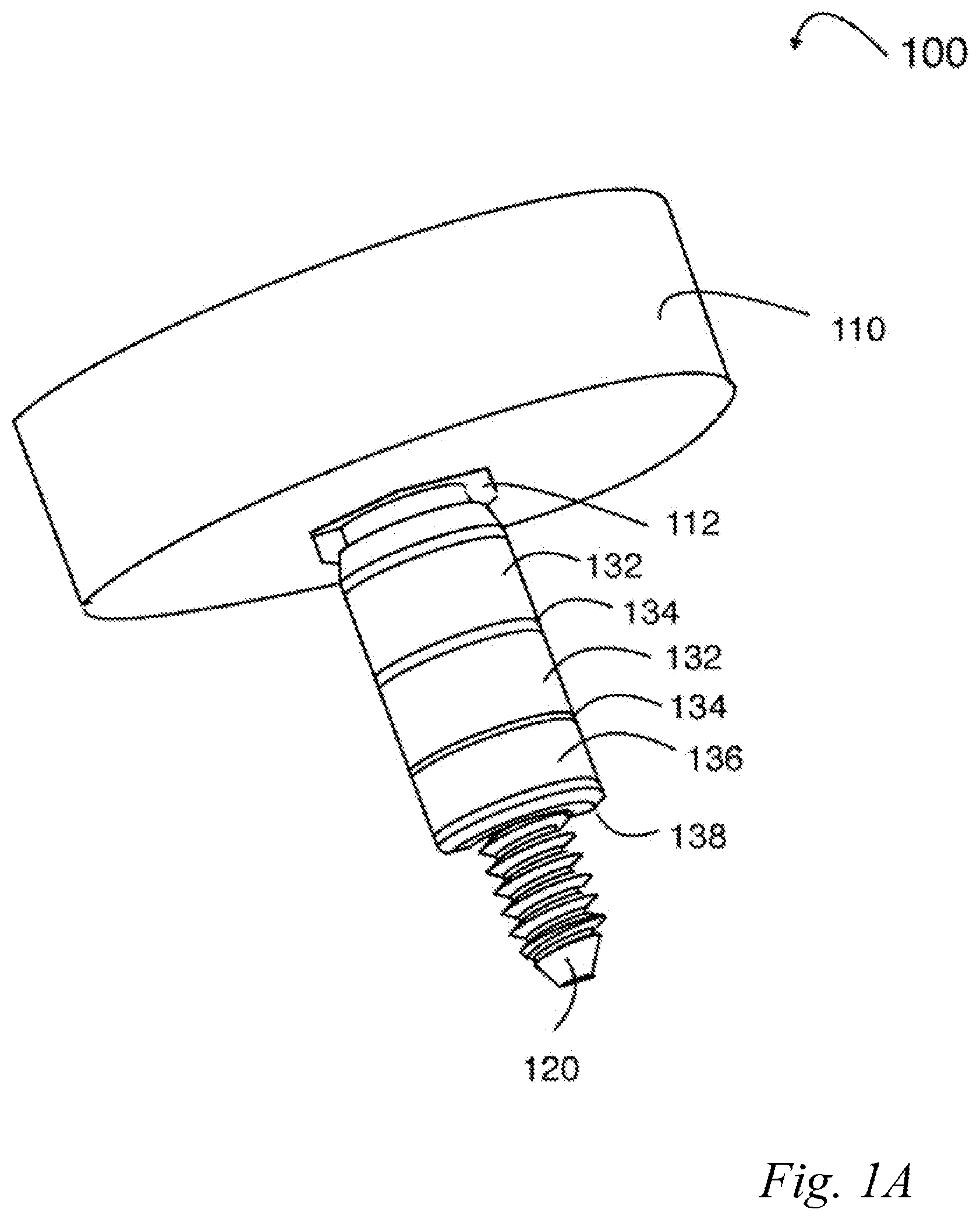 Patent US11781586 — Expandable diameter fastener — Figure 1
