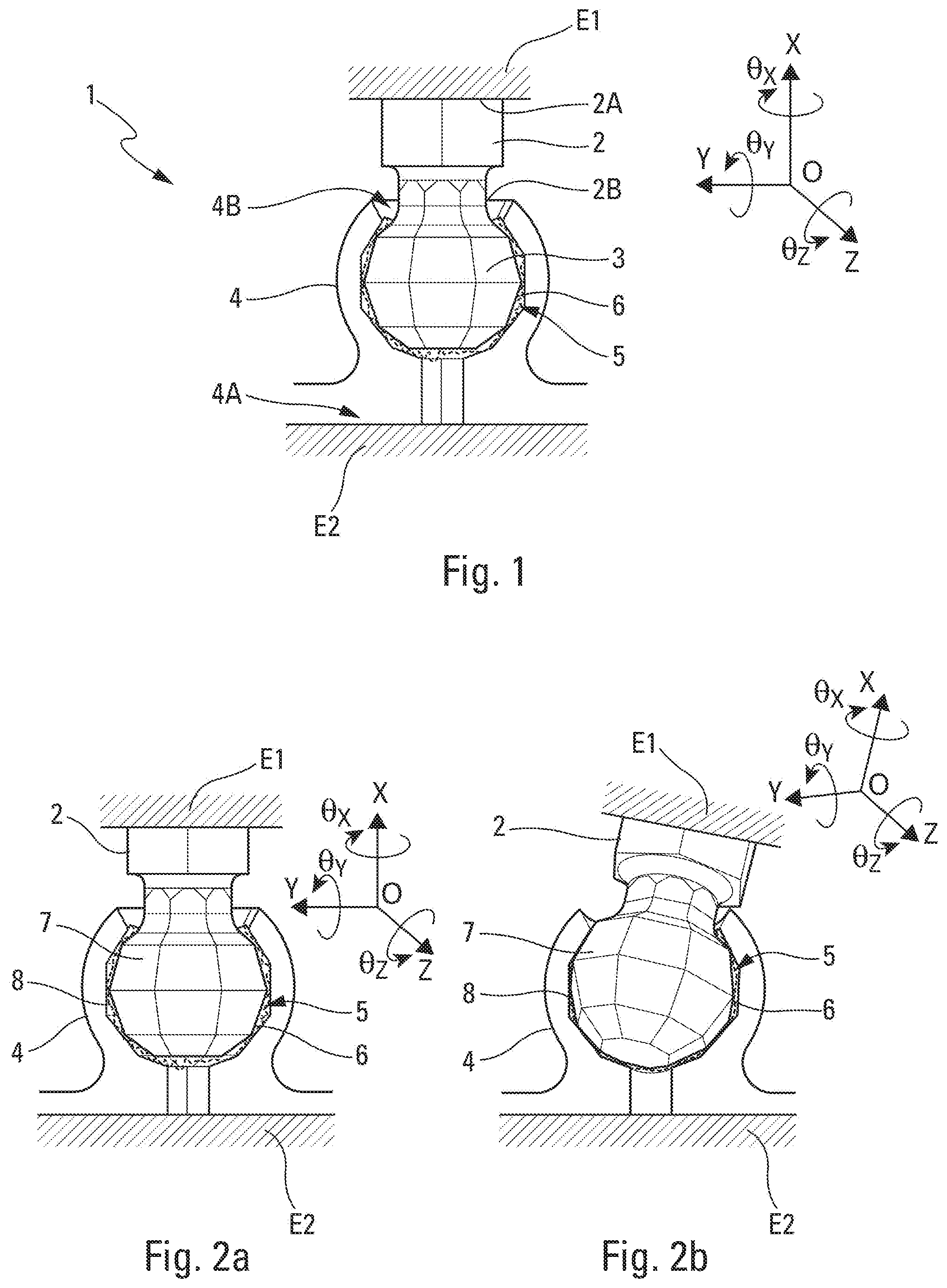 Patent US11781588 — Lockable modular connection device — Figure 1