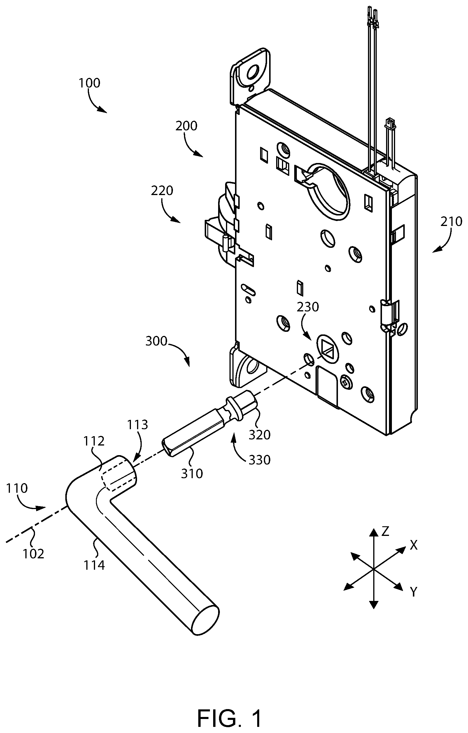 Patent US11781600 — Torque-limiting spindle — Figure 1