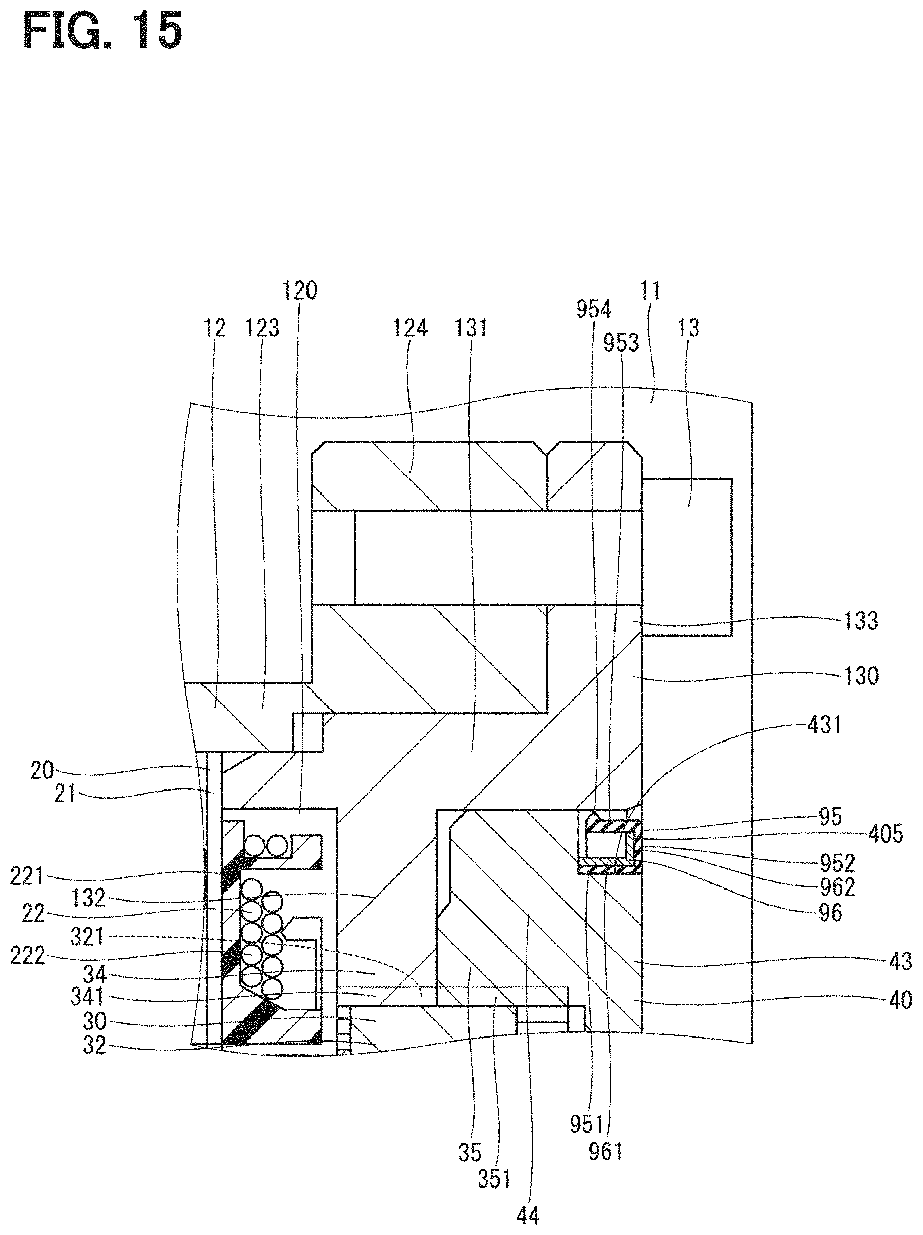 Patent US11781605 Figure 15 – Clutch device