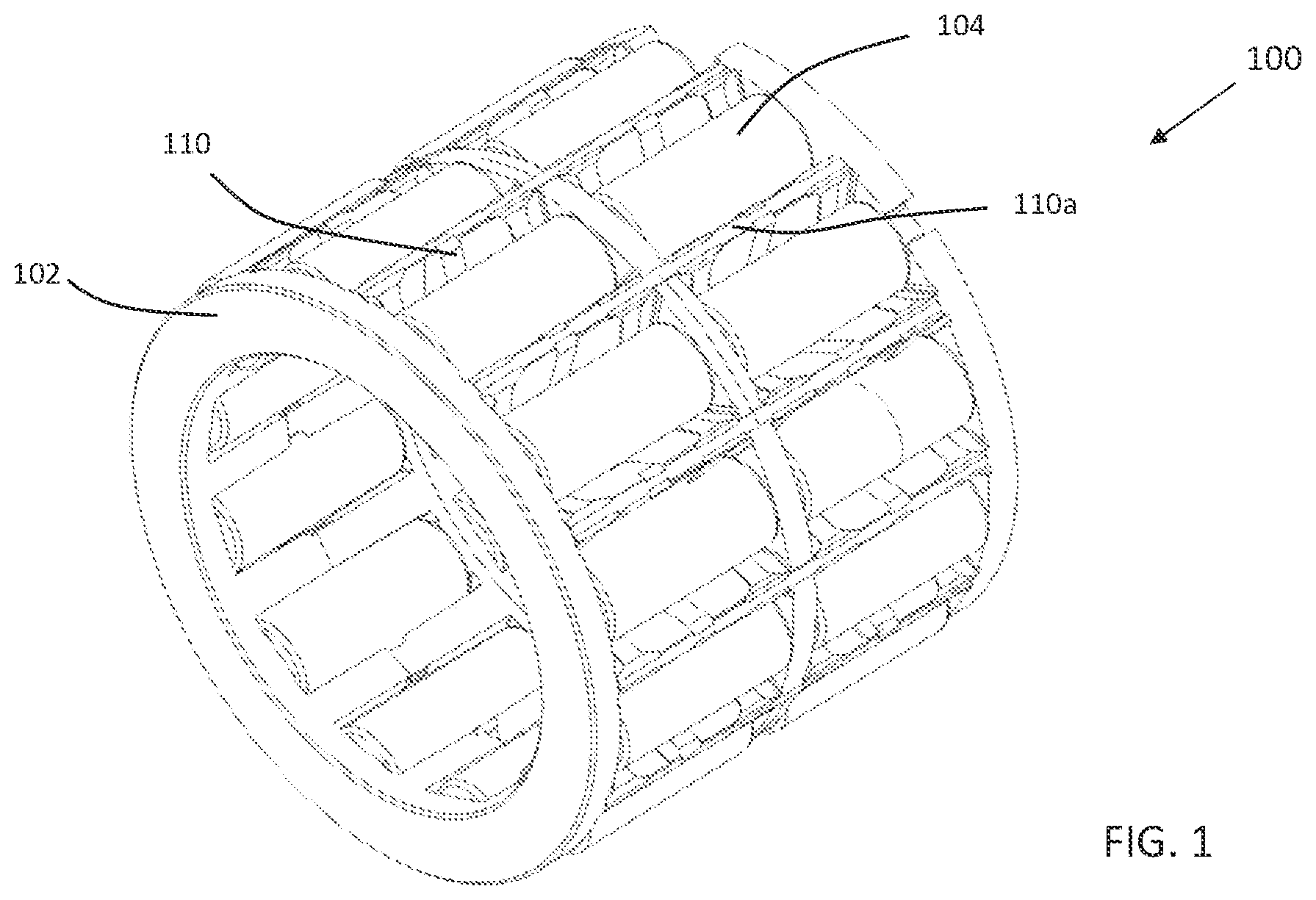 Patent US11781608 — Roller cage assembly for an overrunning clutch — Figure 1