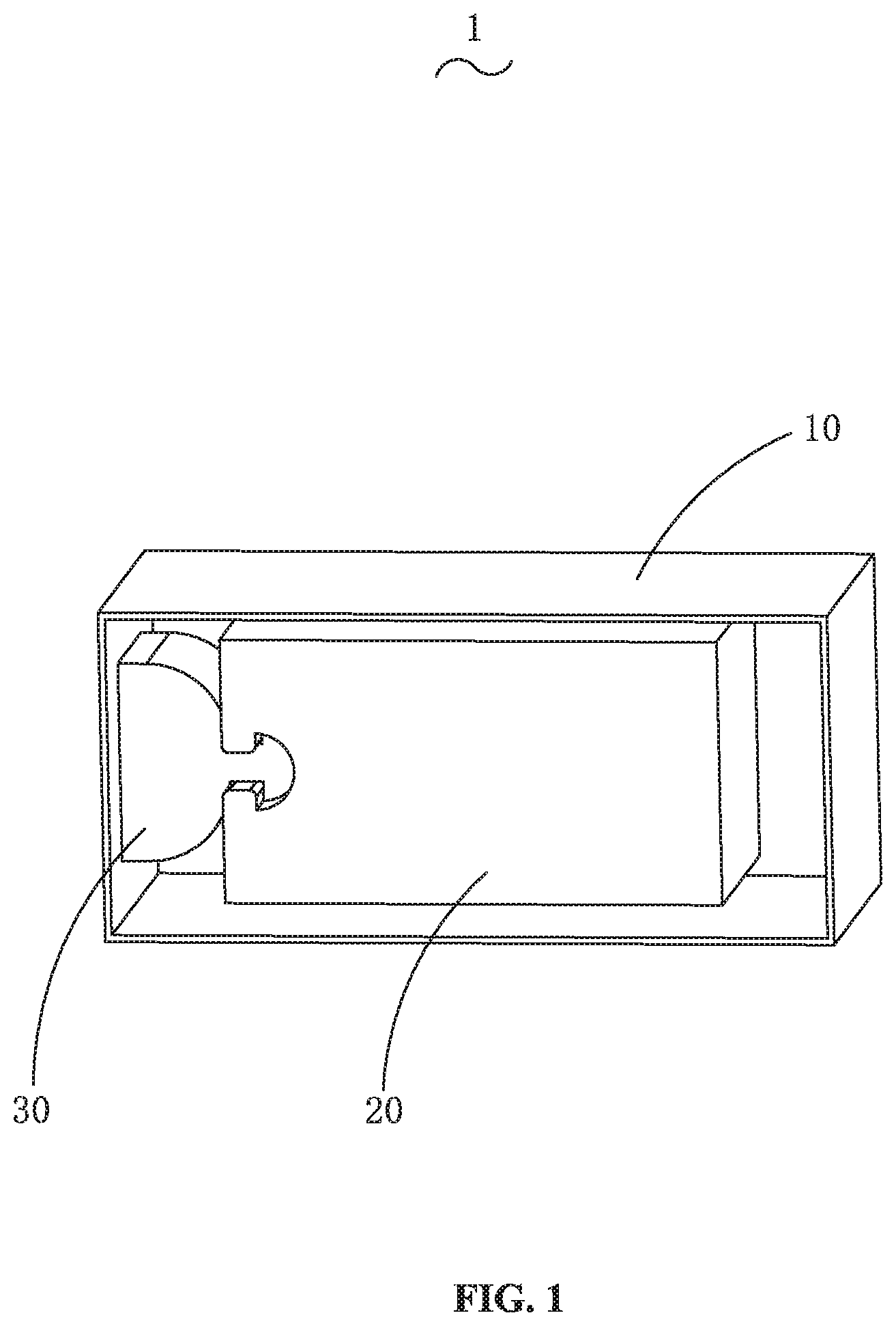 Patent US11781612 — Nonlinear spring connection structure and motor — Figure 1
