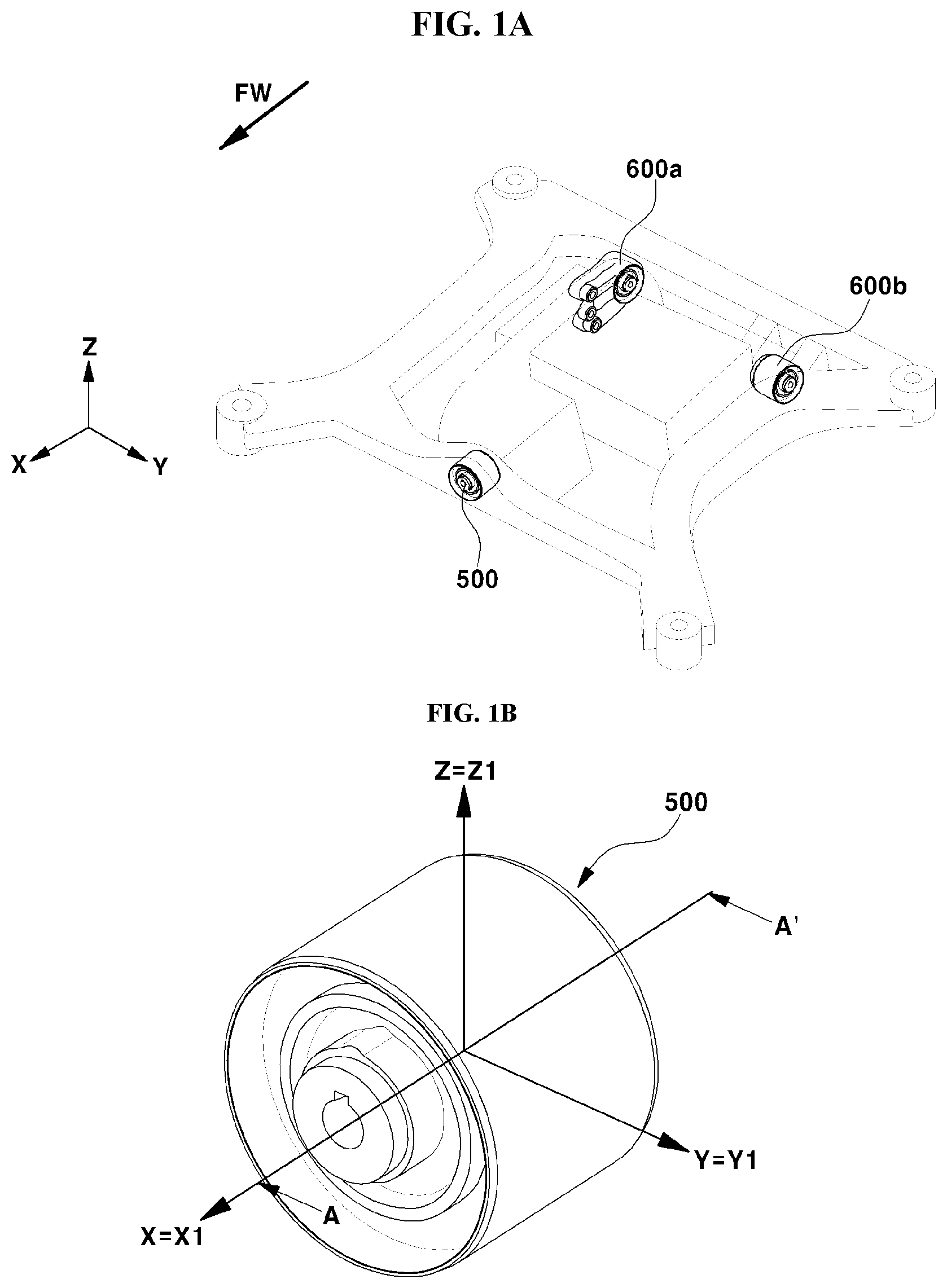 Patent US11781613 — Bush-type hydraulic mount — Figure 1