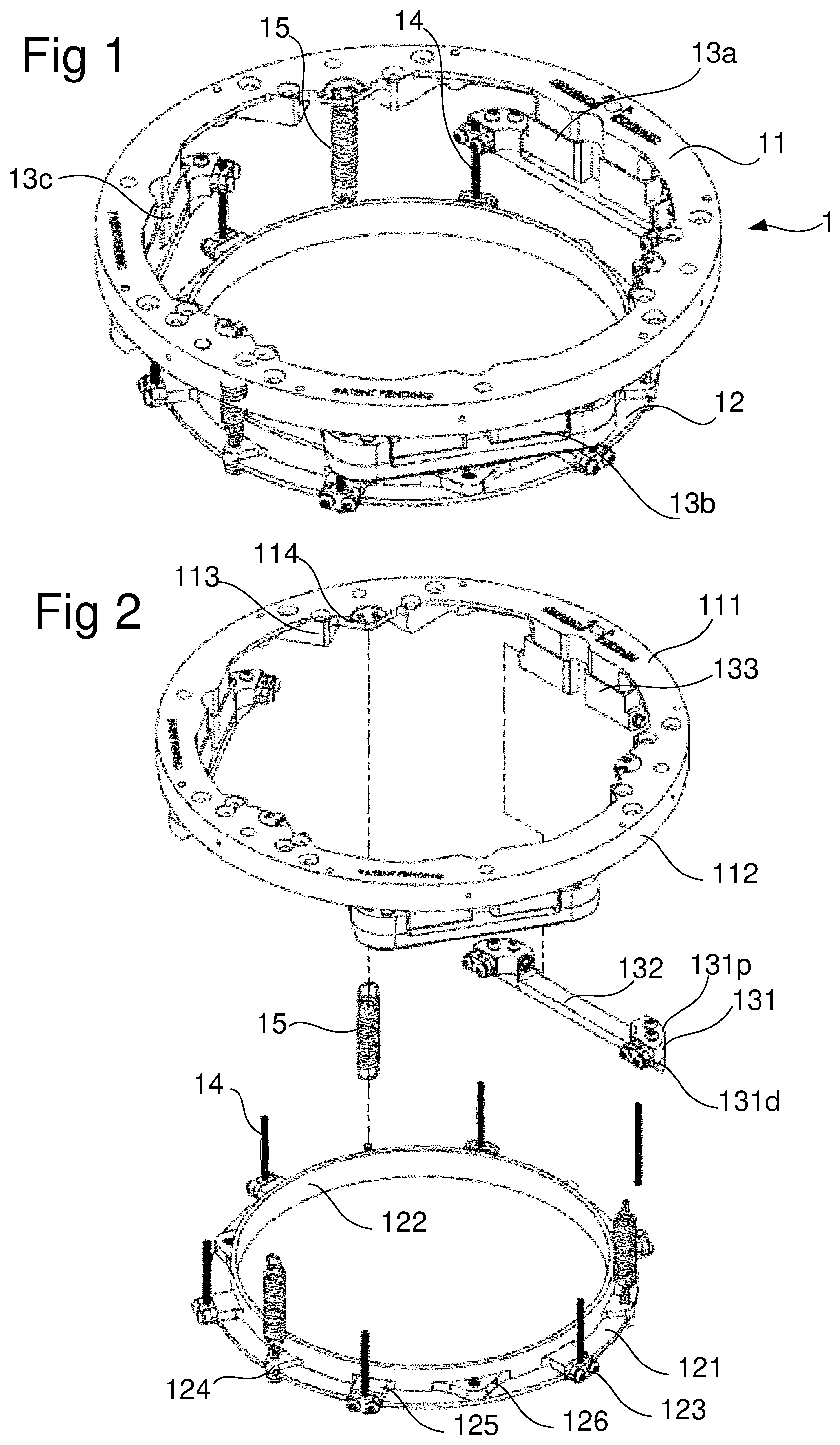 Patent US11781615 — Instrument mount movable platform comprising such instrument mount and use of such instrument mount — Figure 1
