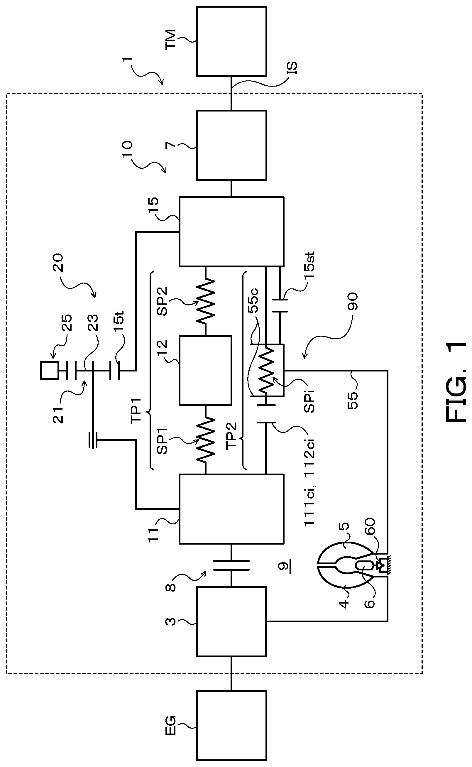 Patent US11781618 — Damper device — Figure 1