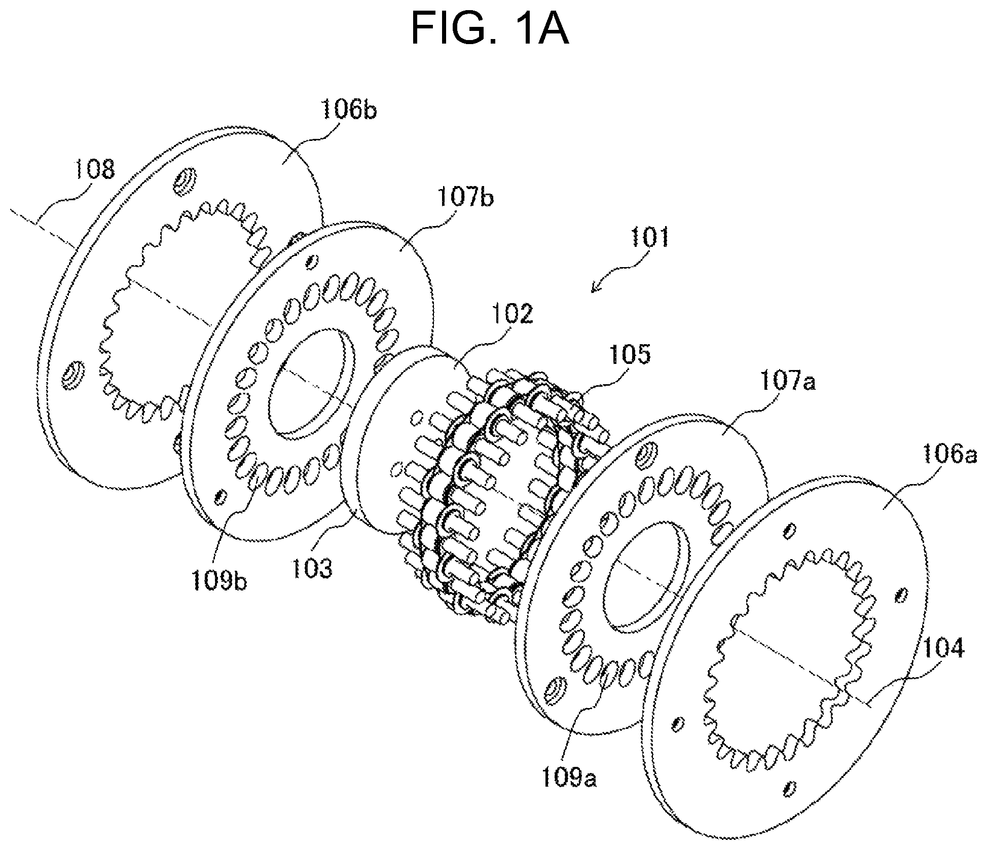 Patent US11781620 — Transmission mechanism — Figure 1