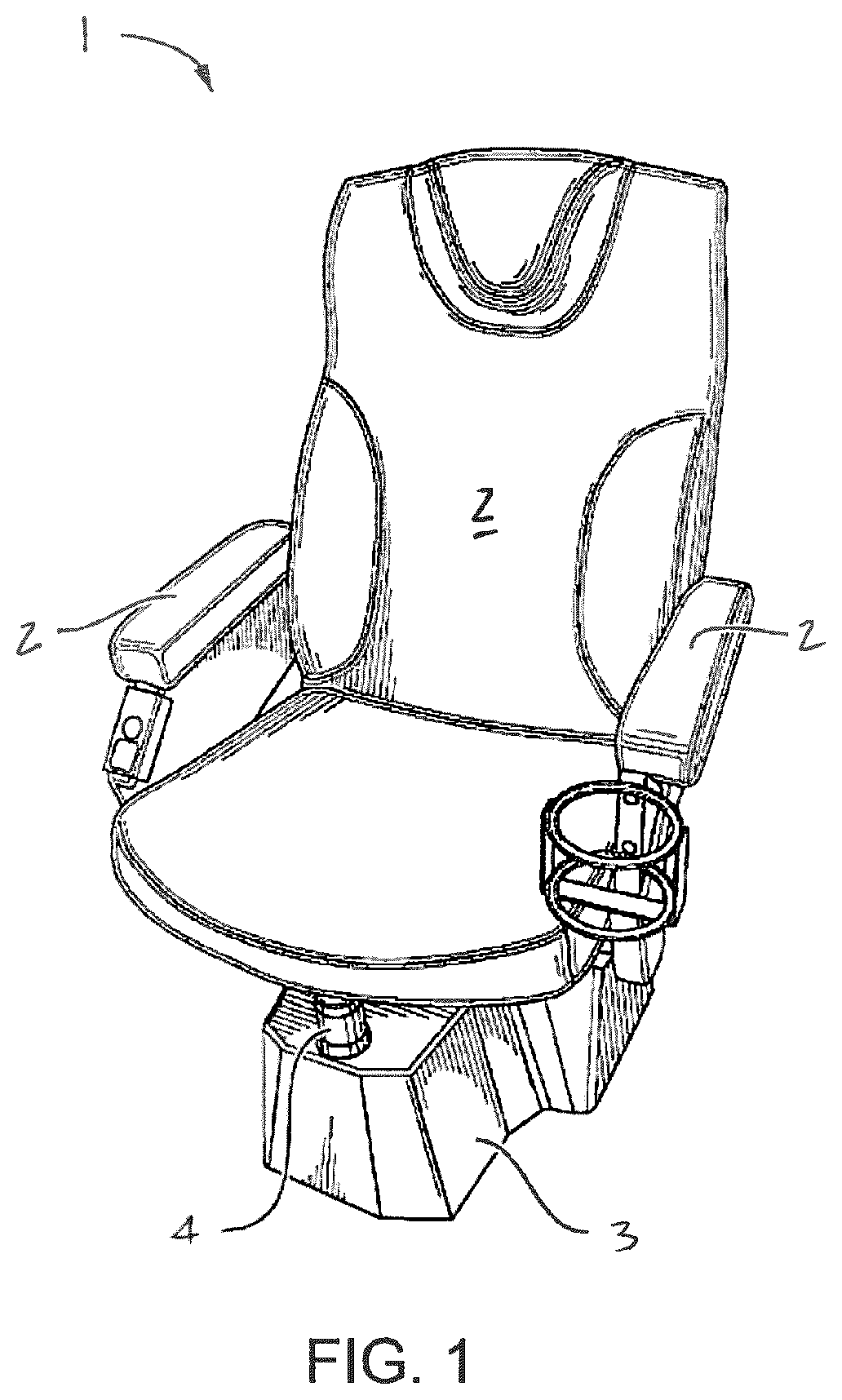 Patent US11781624 — Linear actuator for motion simulator — Figure 1