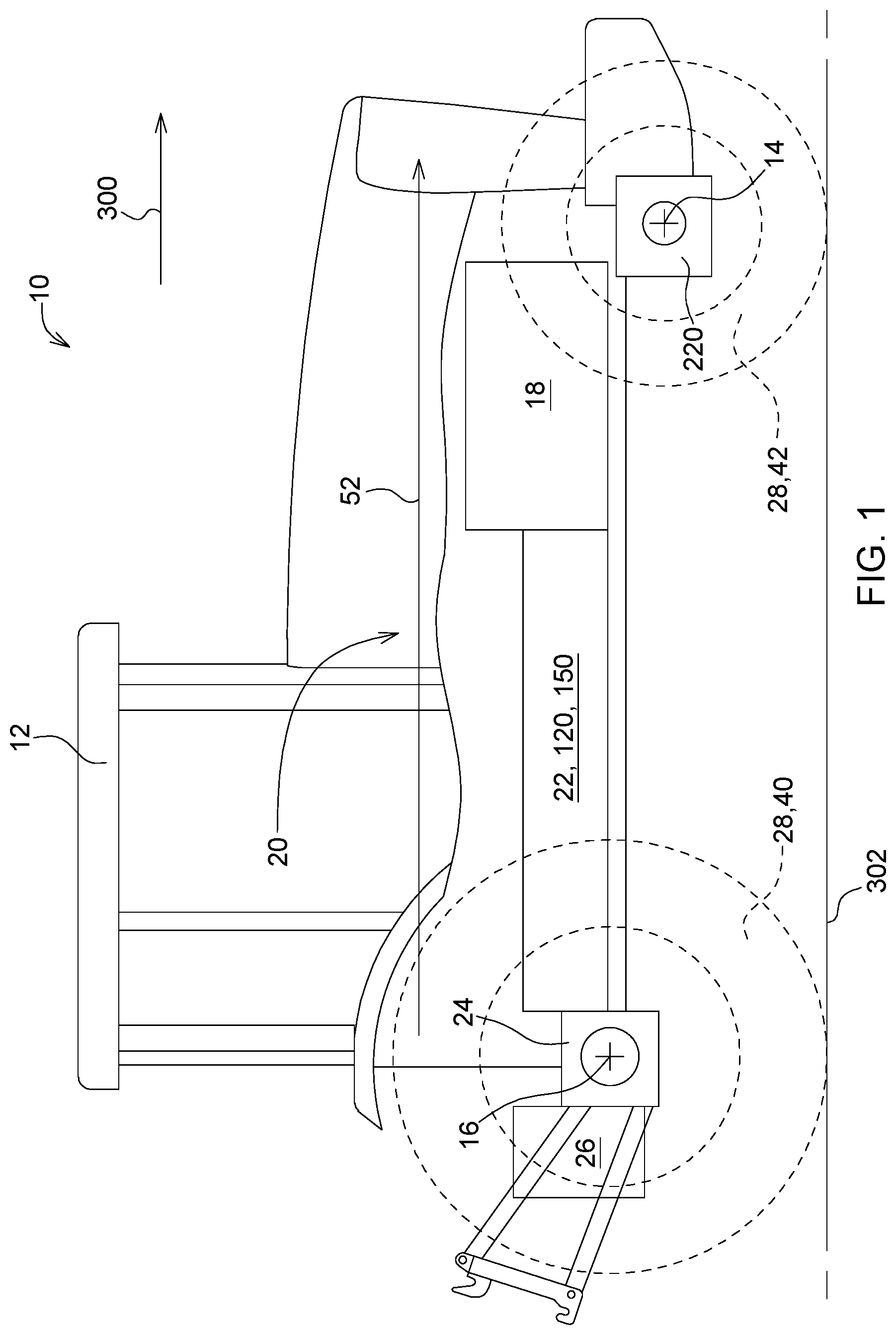 Patent US11781628 — Transmission and agricultural or industrial commercial vehicle — Figure 1