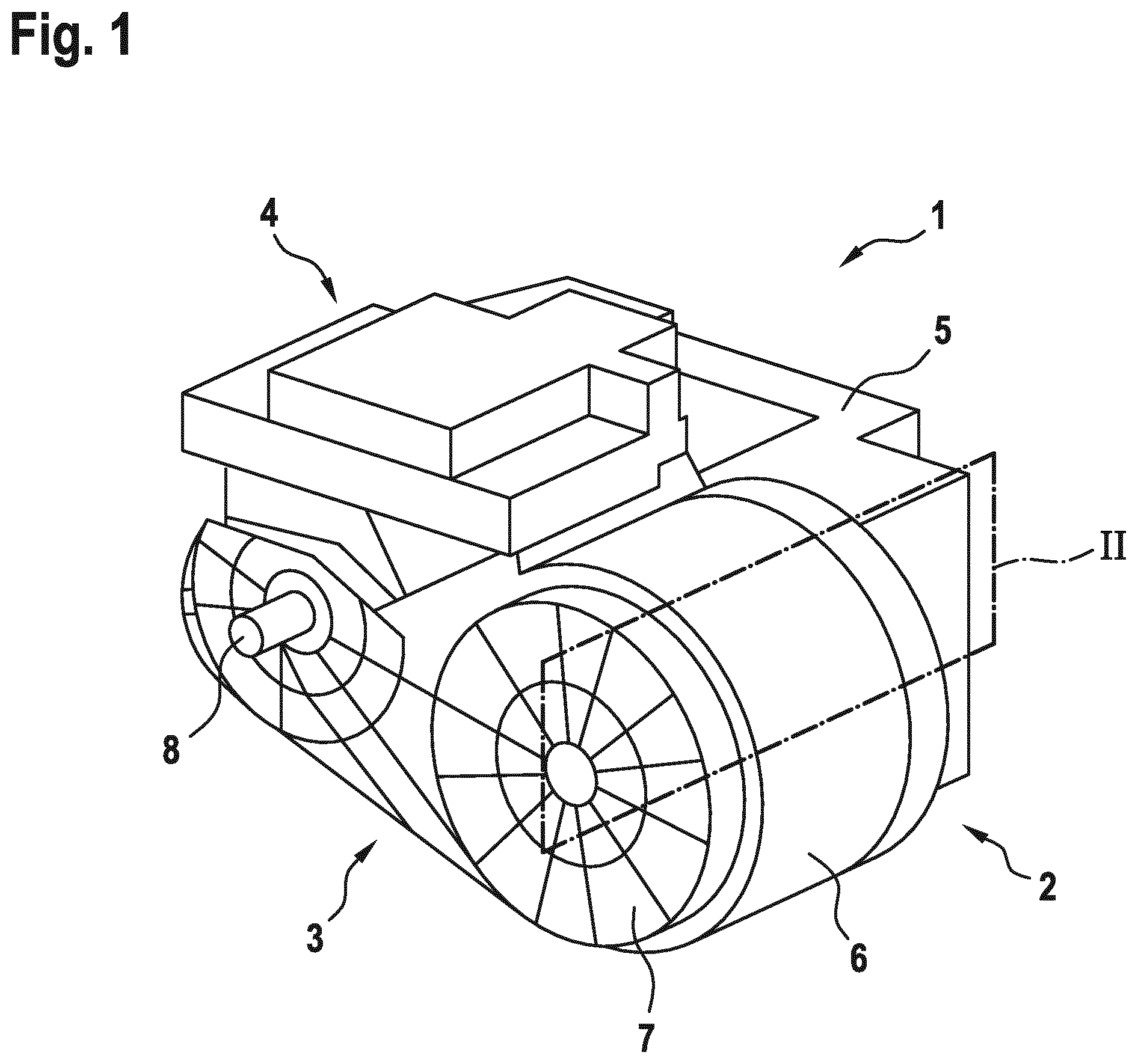 Patent US11781641 — Arrangement comprising an electric machine and a gearbox and vehicle — Figure 1