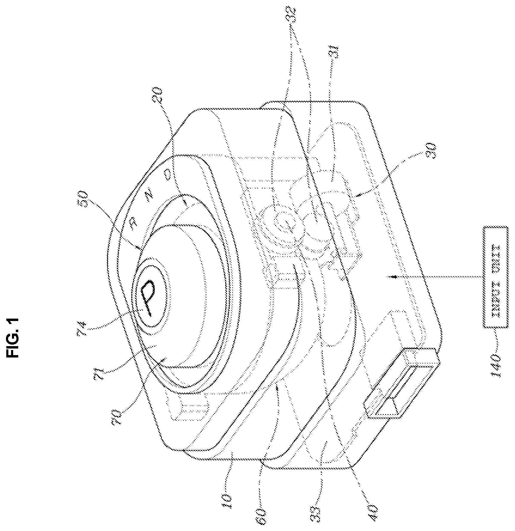 Patent US11781646 — Sphere-type shift control apparatus for electronic transmission system — Figure 1