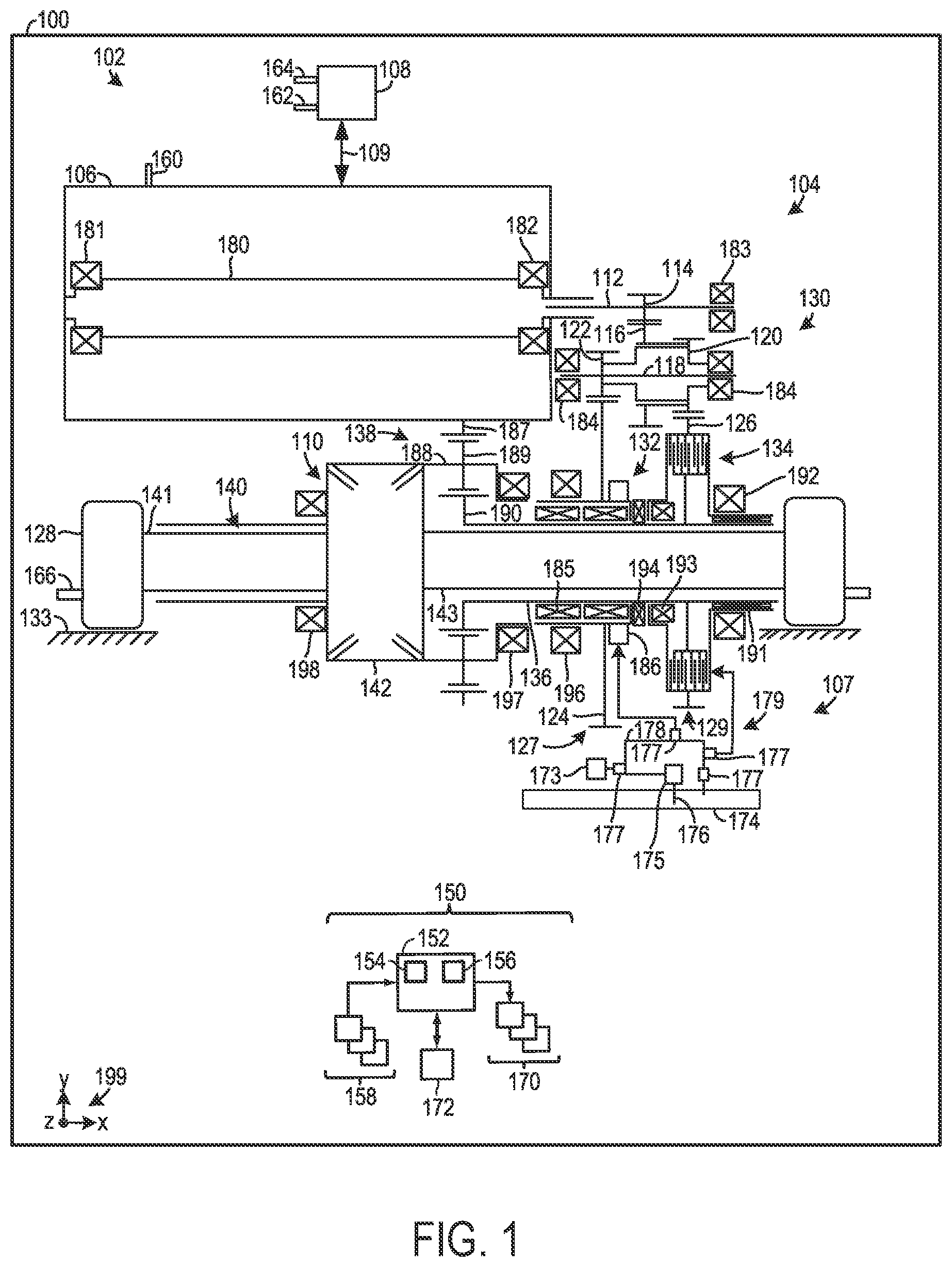 Patent US11781647 — Hydraulic system and method for operation of said system — Figure 1