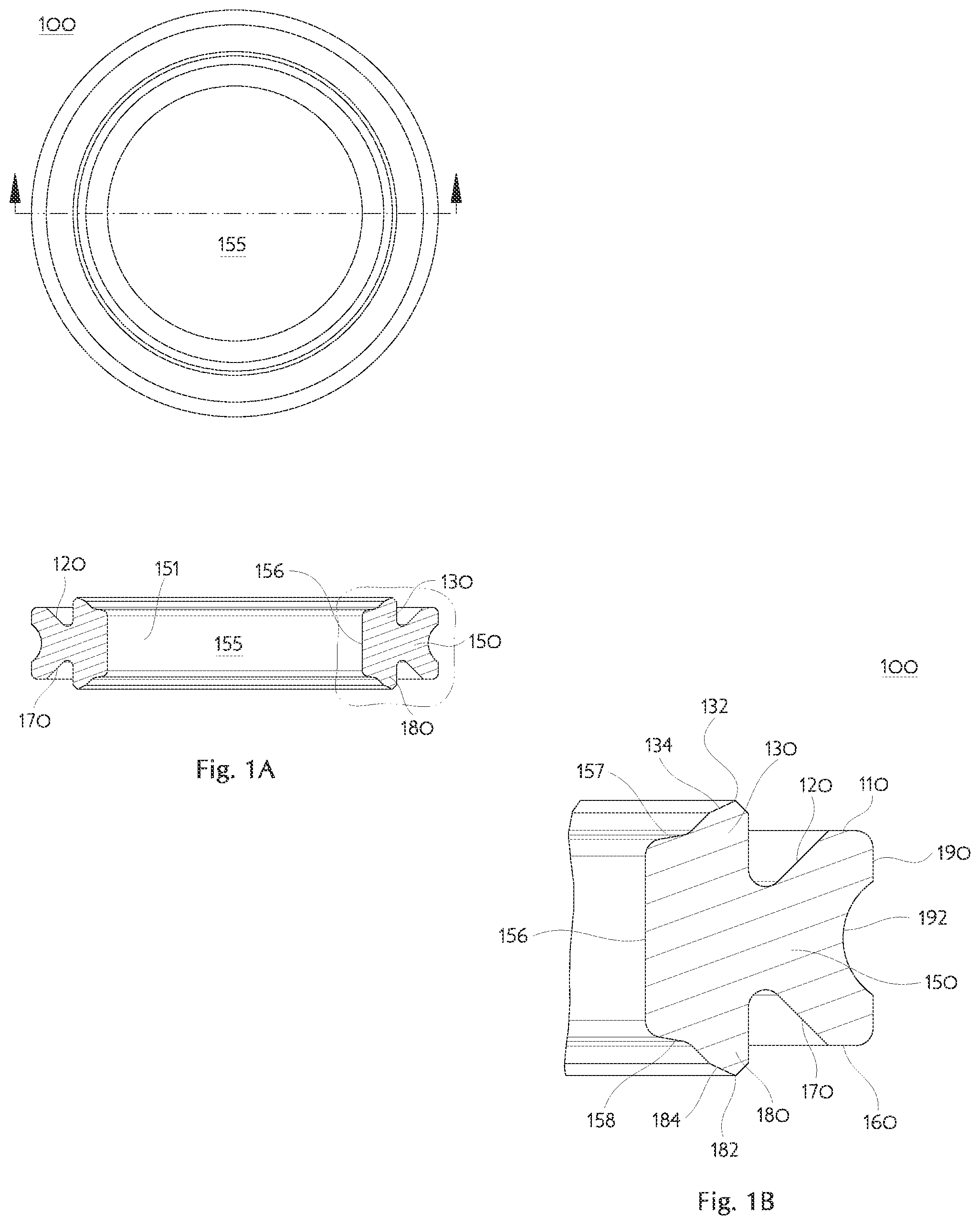Patent US11781651 — Ultra-seal gasket for joining high purity fluid pathways — Figure 1
