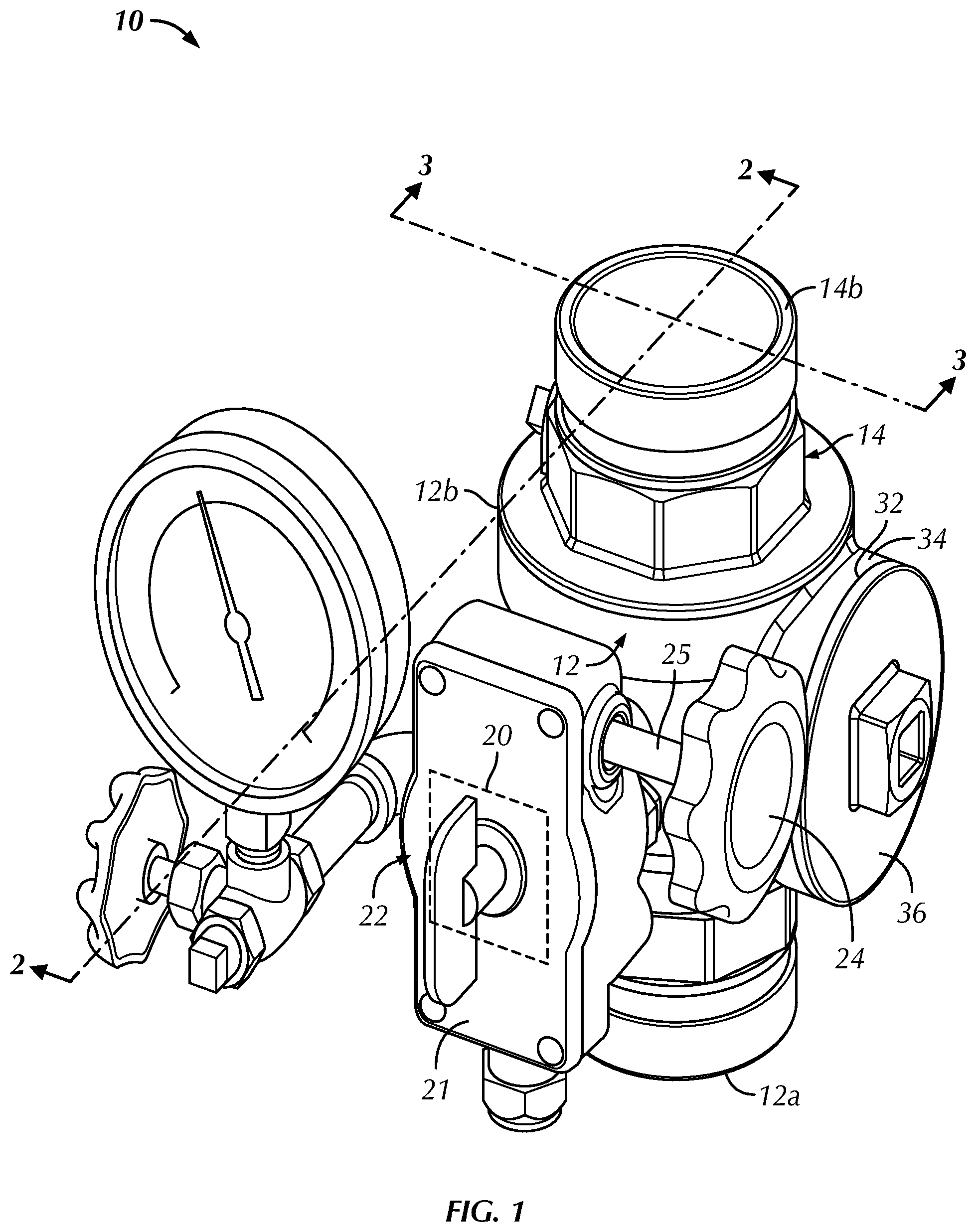 Patent US11781658 — Ball valve assembly — Figure 1