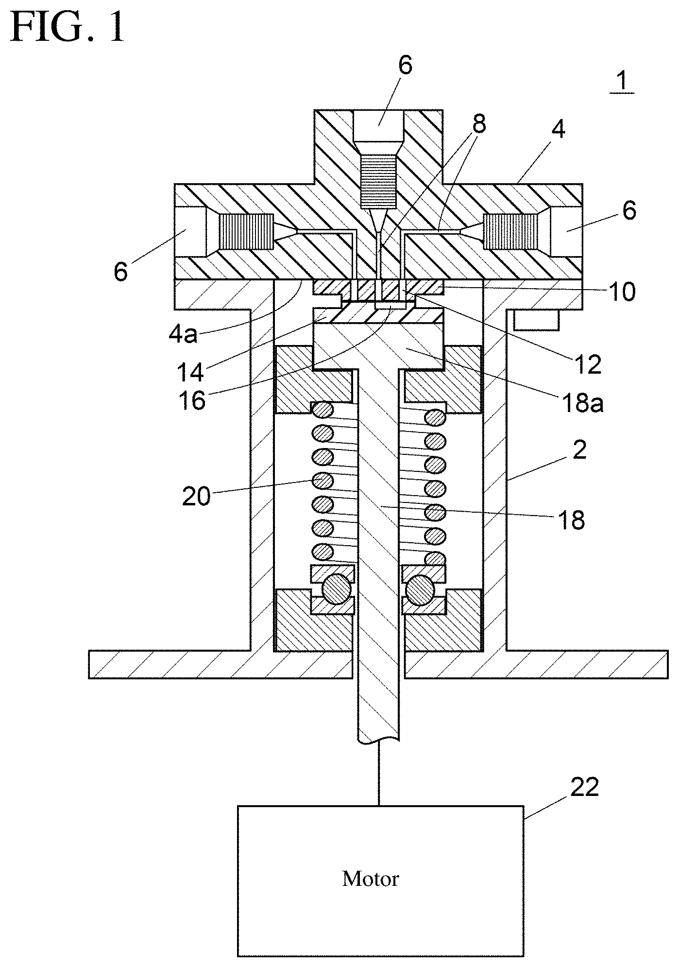 Patent US11781660 — Multiport valve for water quality analyzer — Figure 1