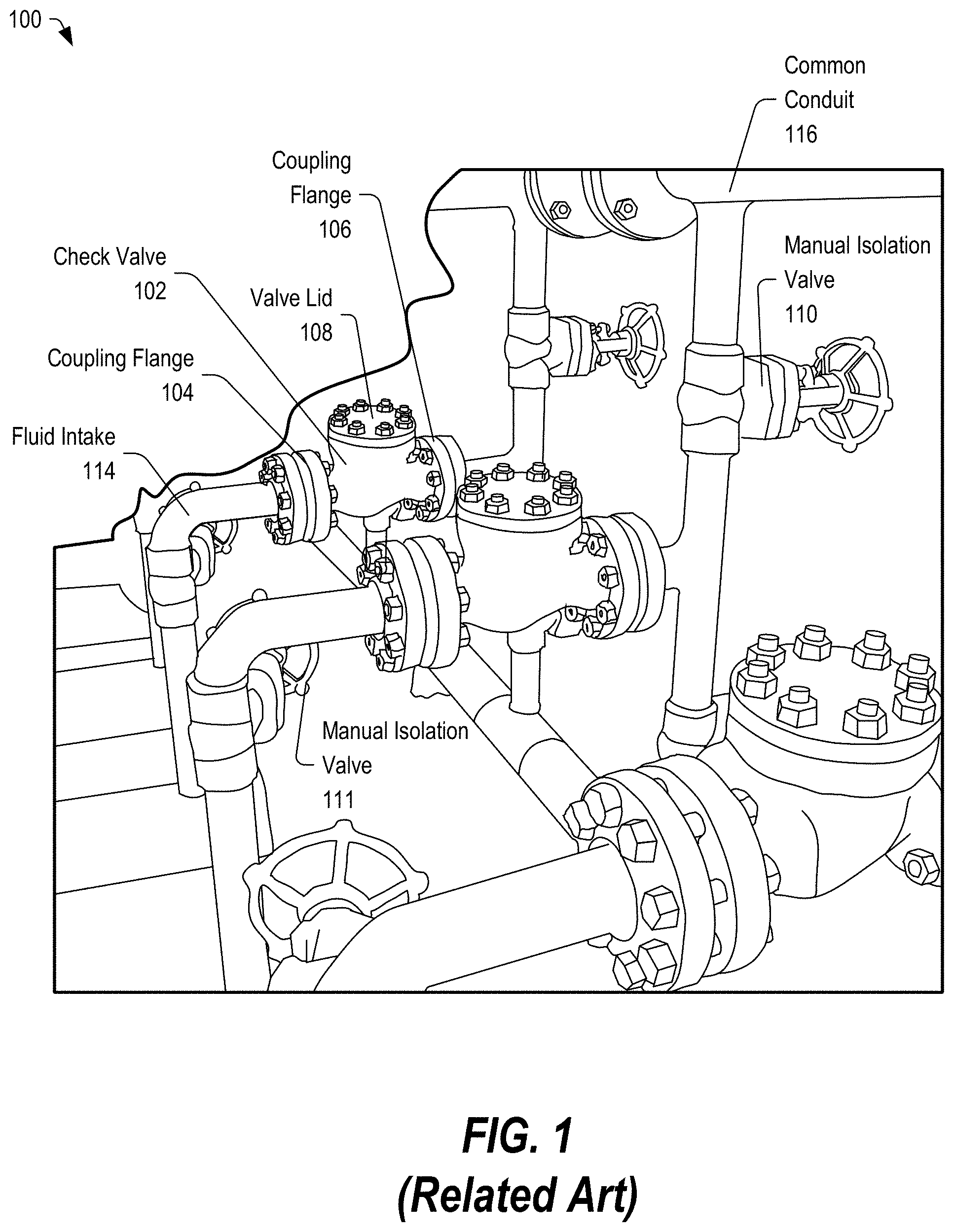 Patent US11781668 — Valve unit including a reinforcement mechanism with optional sensor assembly — Figure 1